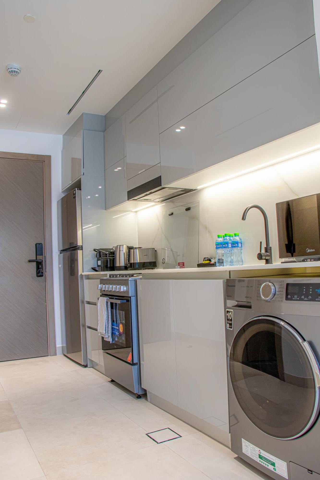 Daire Skyline Retreat With Burj Khalifa View