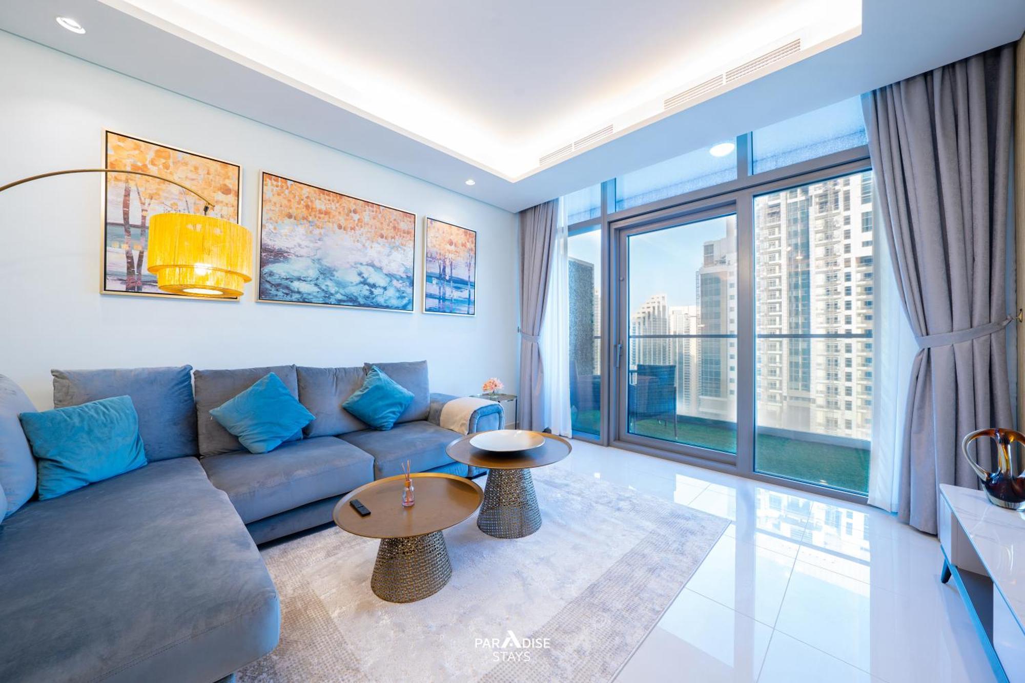 Daire Paramount Midtown Hotel, Burj Khalifa Views