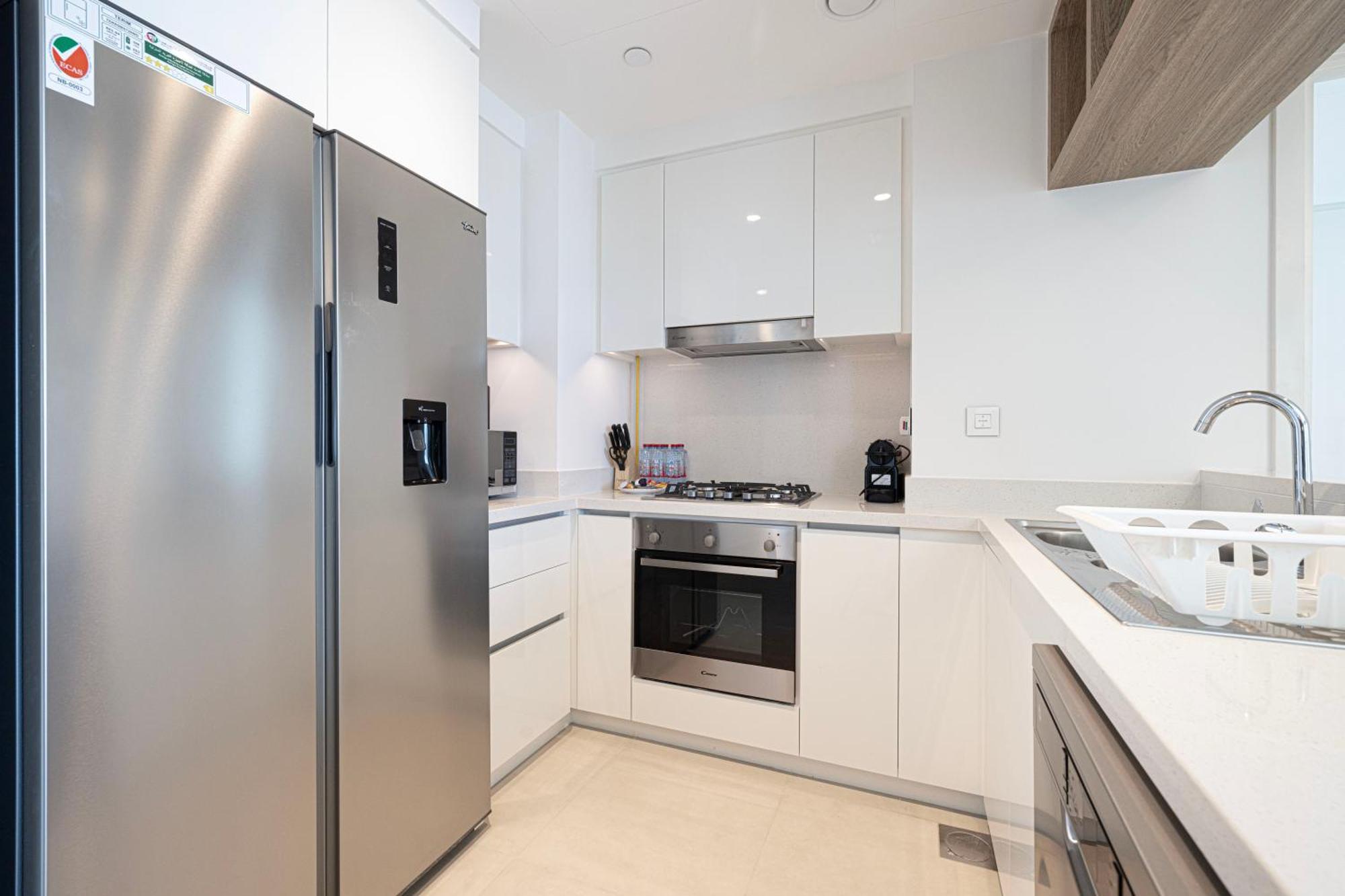 55th High Floor - 2 Bedroom With Full Burj Khalifa & Fountain View, Close To Dubail Mall - Downtown By Stayfinity Max 8 Guests *