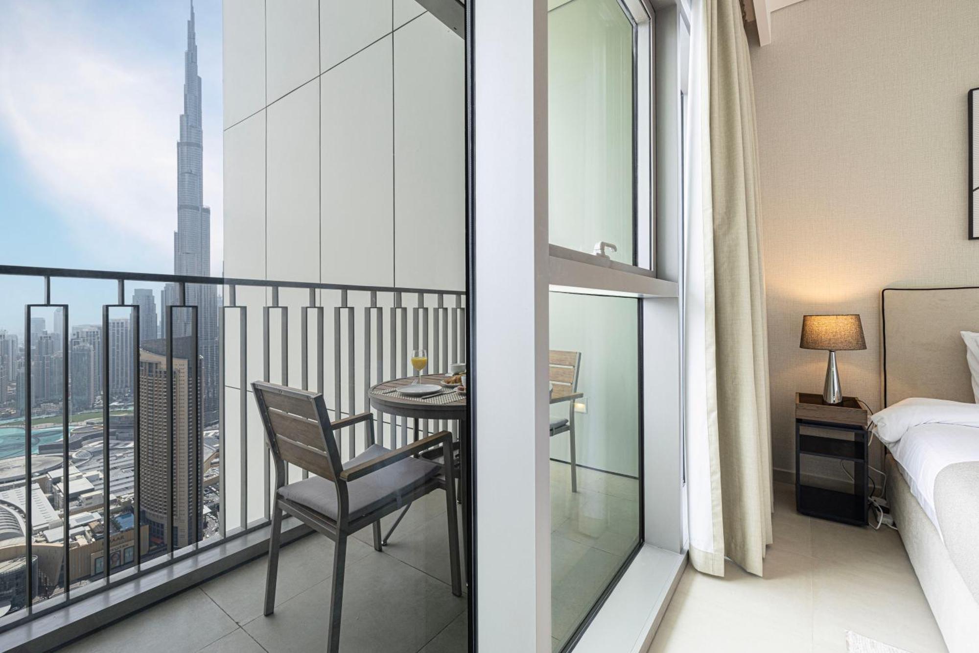 55th High Floor - 2 Bedroom With Full Burj Khalifa & Fountain View, Close To Dubail Mall - Downtown By Stayfinity Max 8 Guests * Dubai