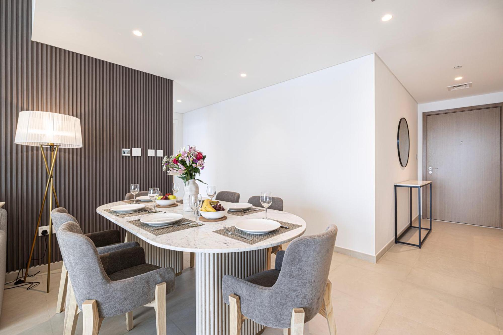 55th High Floor - 2 Bedroom With Full Burj Khalifa & Fountain View, Close To Dubail Mall - Downtown By Stayfinity Max 8 Guests Dubai