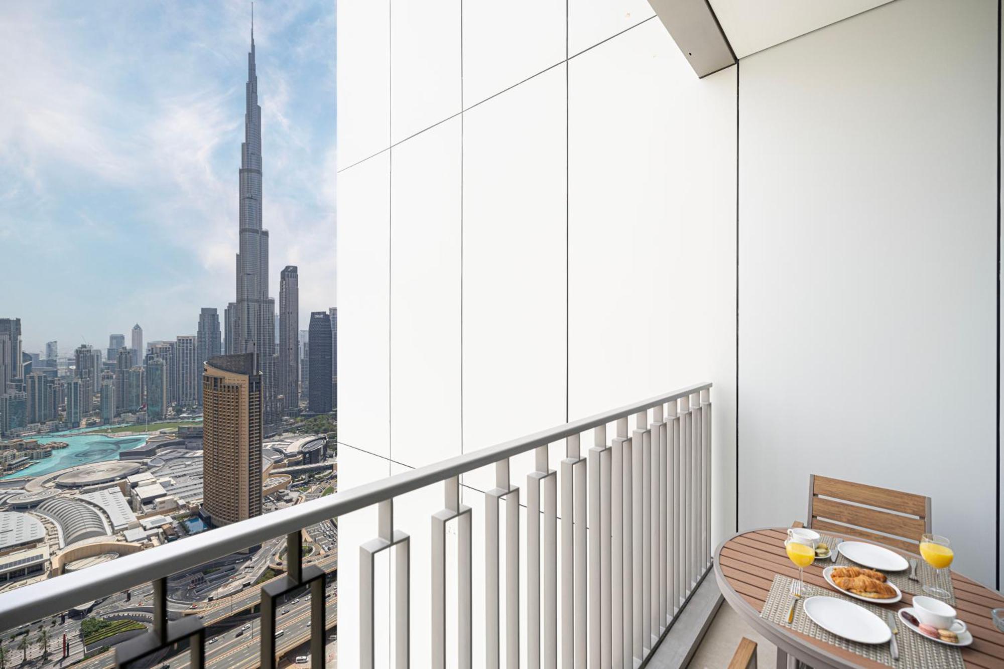 55th High Floor - 2 Bedroom With Full Burj Khalifa & Fountain View, Close To Dubail Mall - Downtown By Stayfinity Max 8 Guests * Dubai