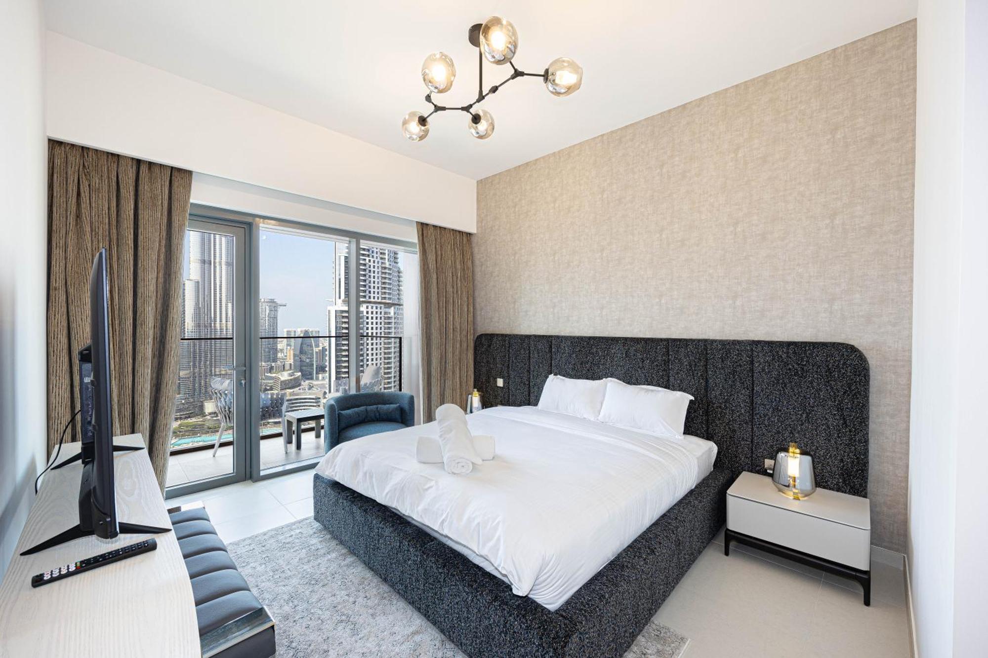 Apartment 3br Burj & Fountain View, High Floor Burj Royale Downtown