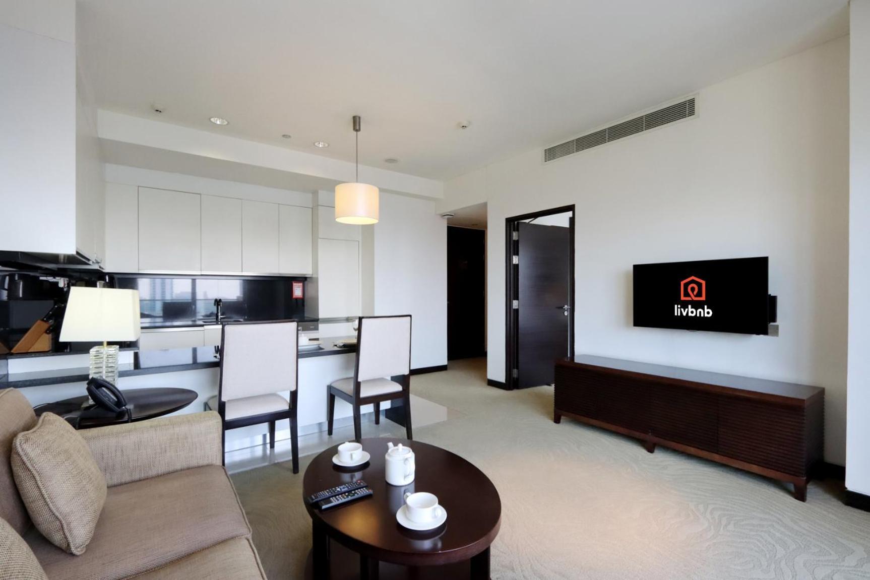Apartment Livbnb - Elegant High Rise 1b With Marina View *