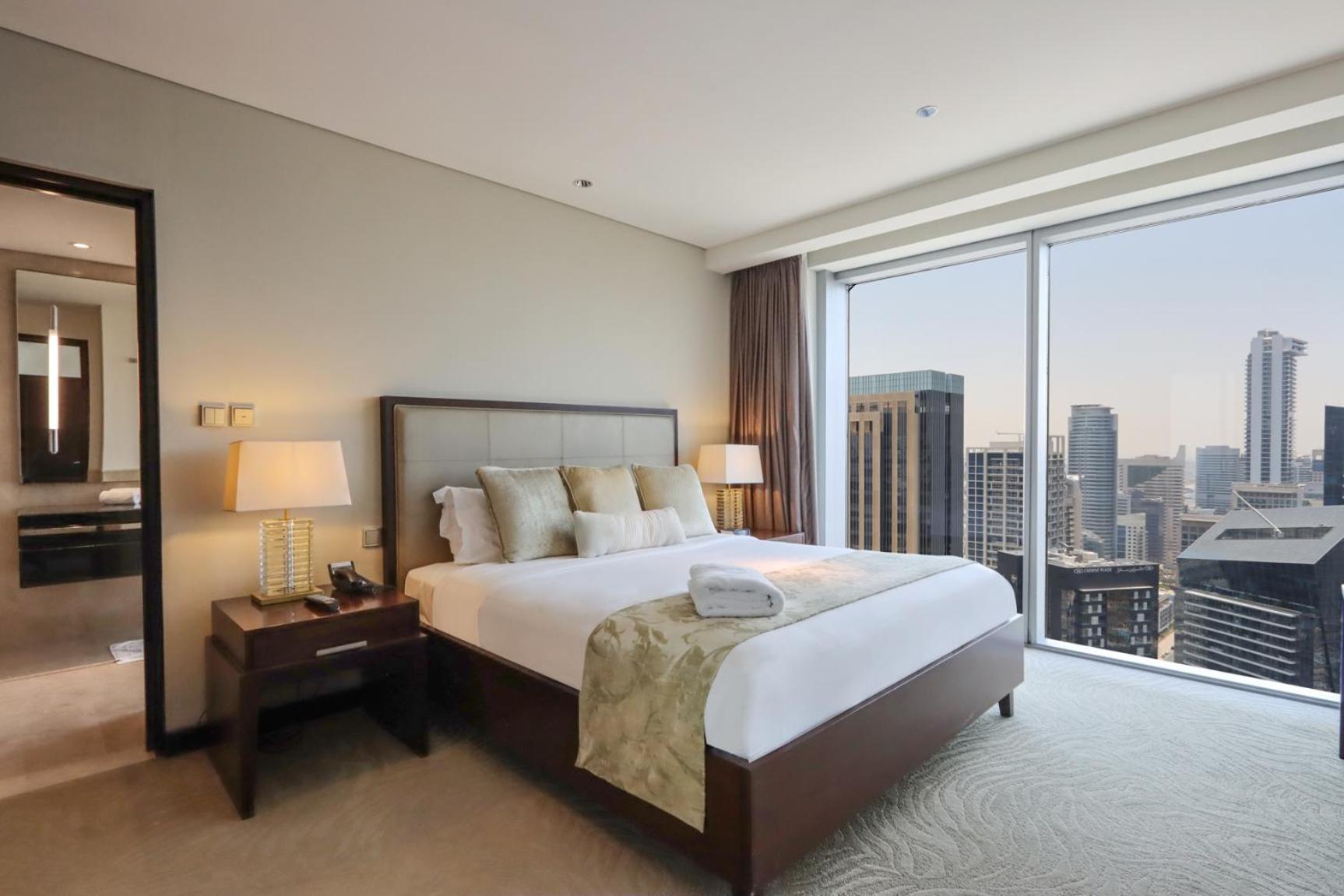 Livbnb - Elegant High Rise 1b With Marina View * Dubai