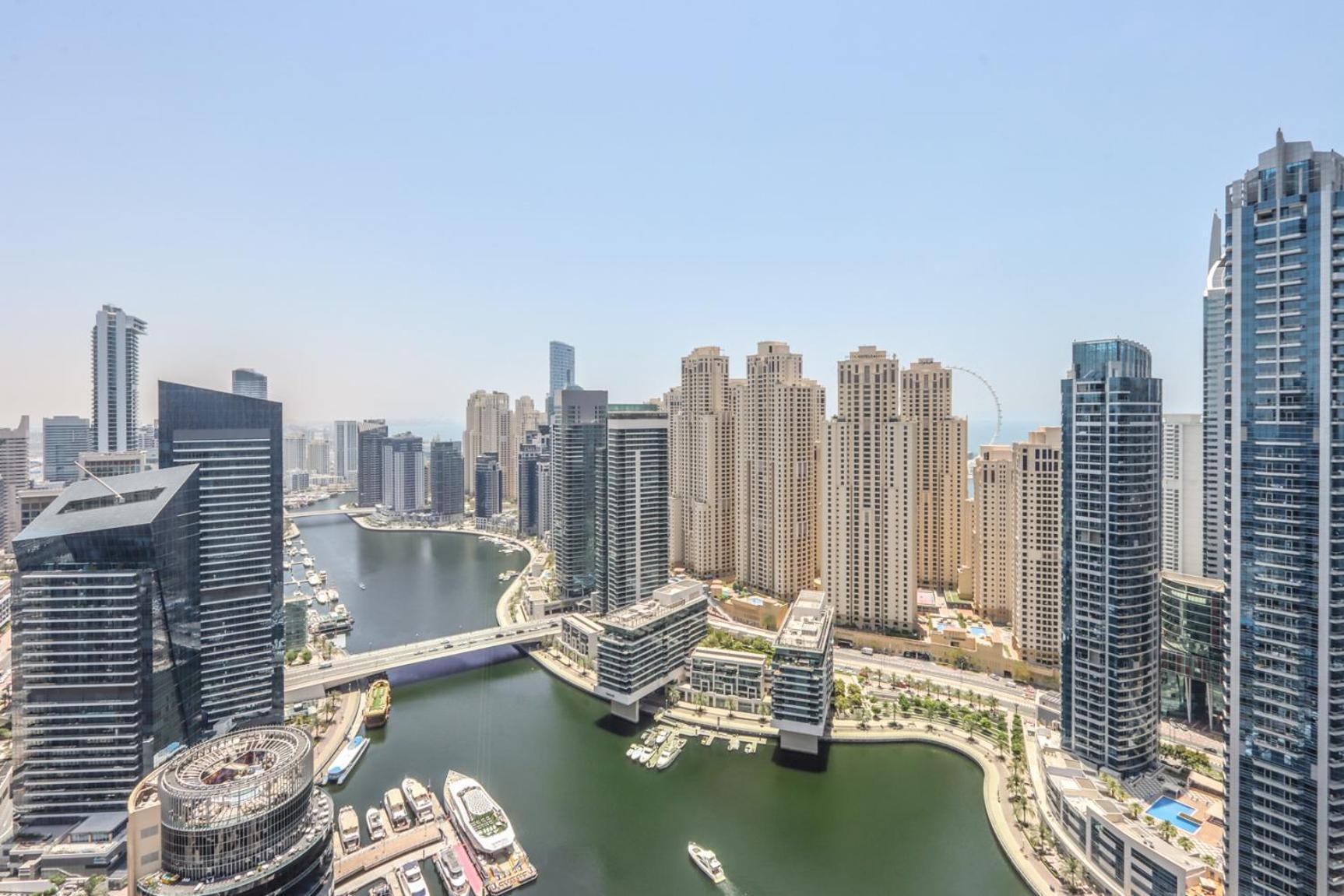 Livbnb - Elegant High Rise 1b With Marina View Apartment Dubai