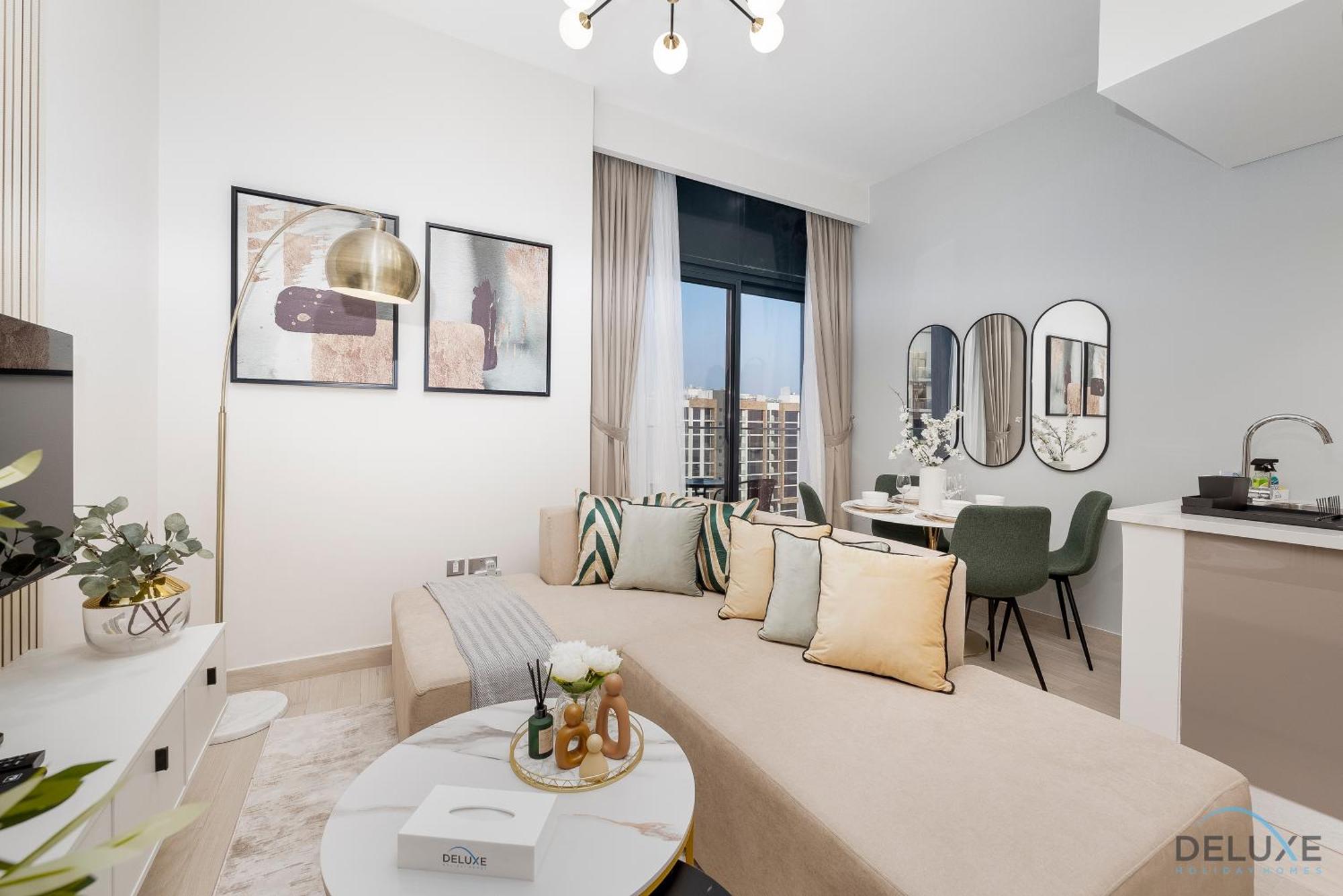 Surrounded By Attractions & Leisure Spots 1br Unit, Azizi Riviera 45, Al Merkadh By Deluxe Homes Dubai