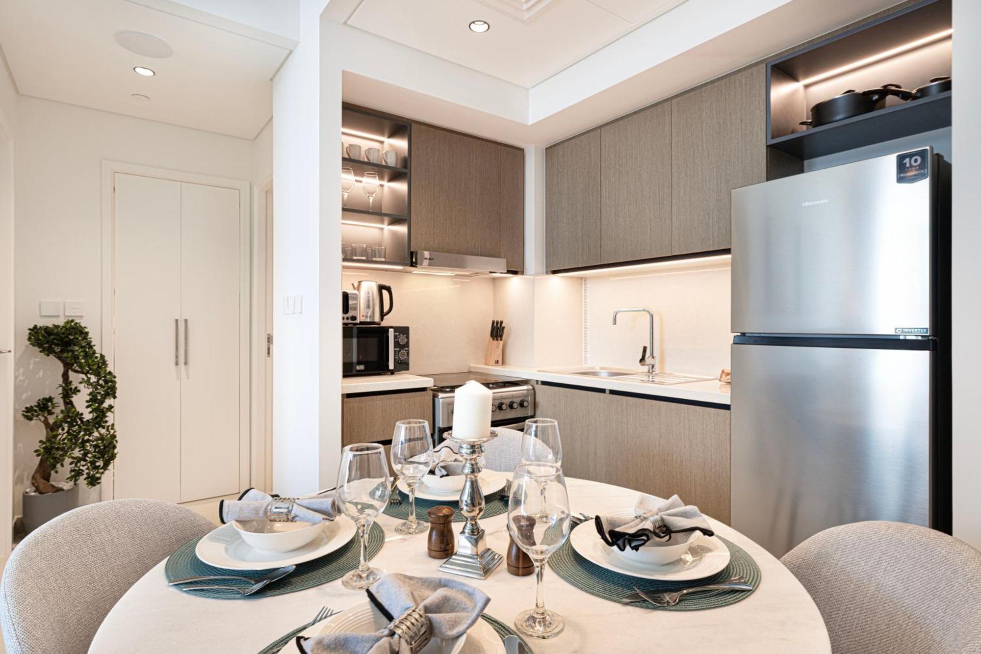 Apartment Burj Crown - Sky High Downtown Elegance Ocean View Mall