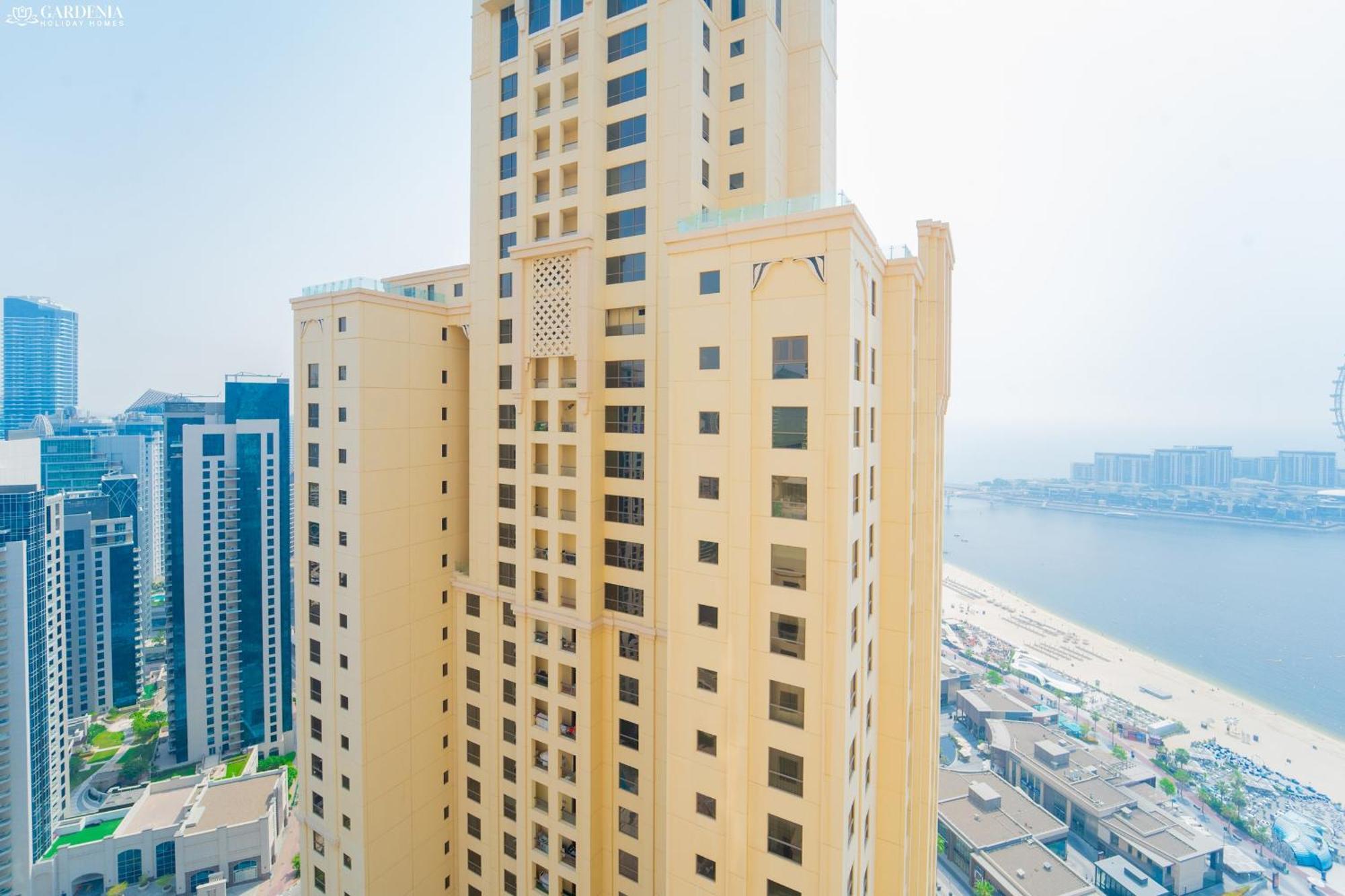 Jbr Rimal 4 , Panoramic Sea And Marina Views, 2m Walk To By Gardenia Apartamento