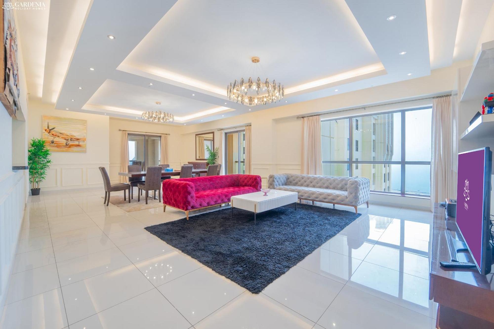 Apartamento Jbr Rimal 4 , Panoramic Sea And Marina Views, 2m Walk To By Gardenia *