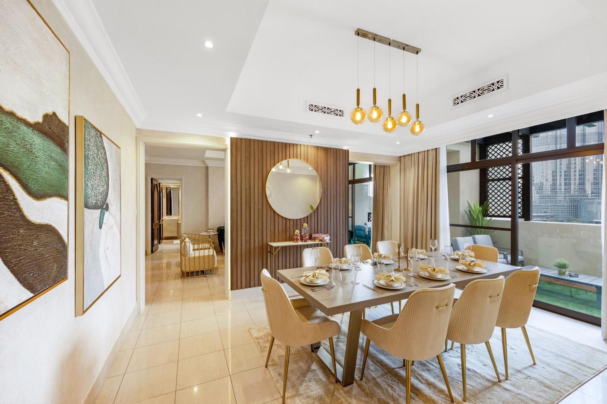Durrani Homes - Heaven On Earth Collection 4br With Panorama Burj Khalifa And Fountain Views Apartment *