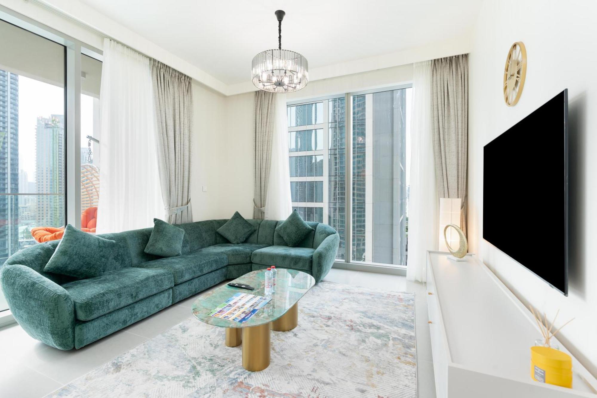 Forte Tower 1 With Burj Khalifa View - Vigor Apartment Dubai