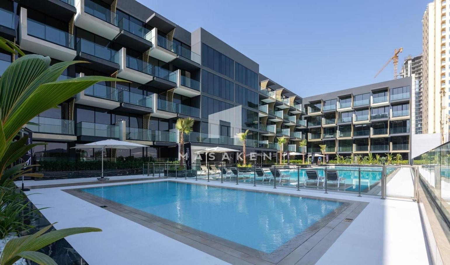Apartment Spacious 1 Bedroom In Jvc W Balcony & Pool View *