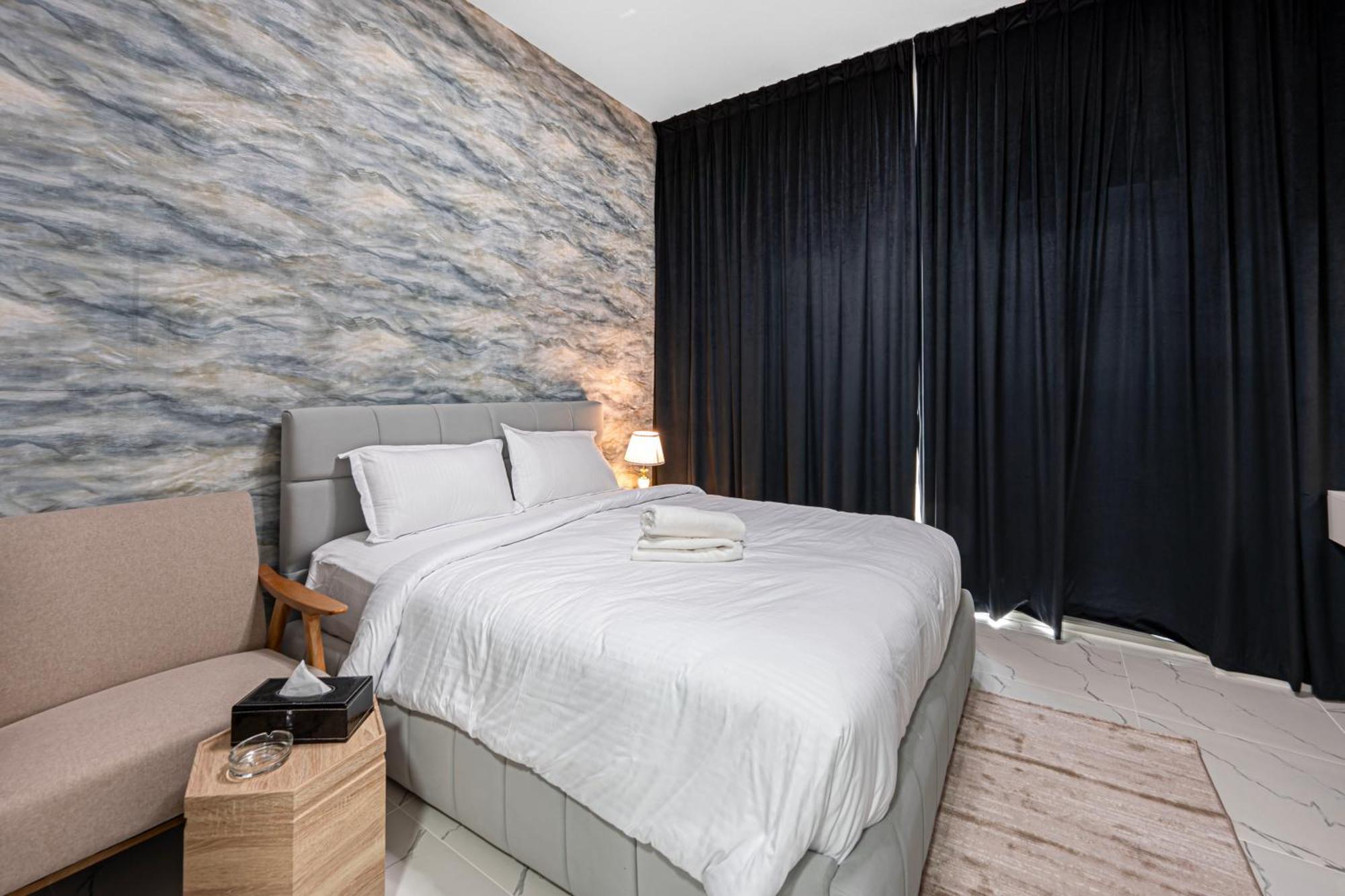 Trendy Getaway In Dubailand's Distric Apartamento