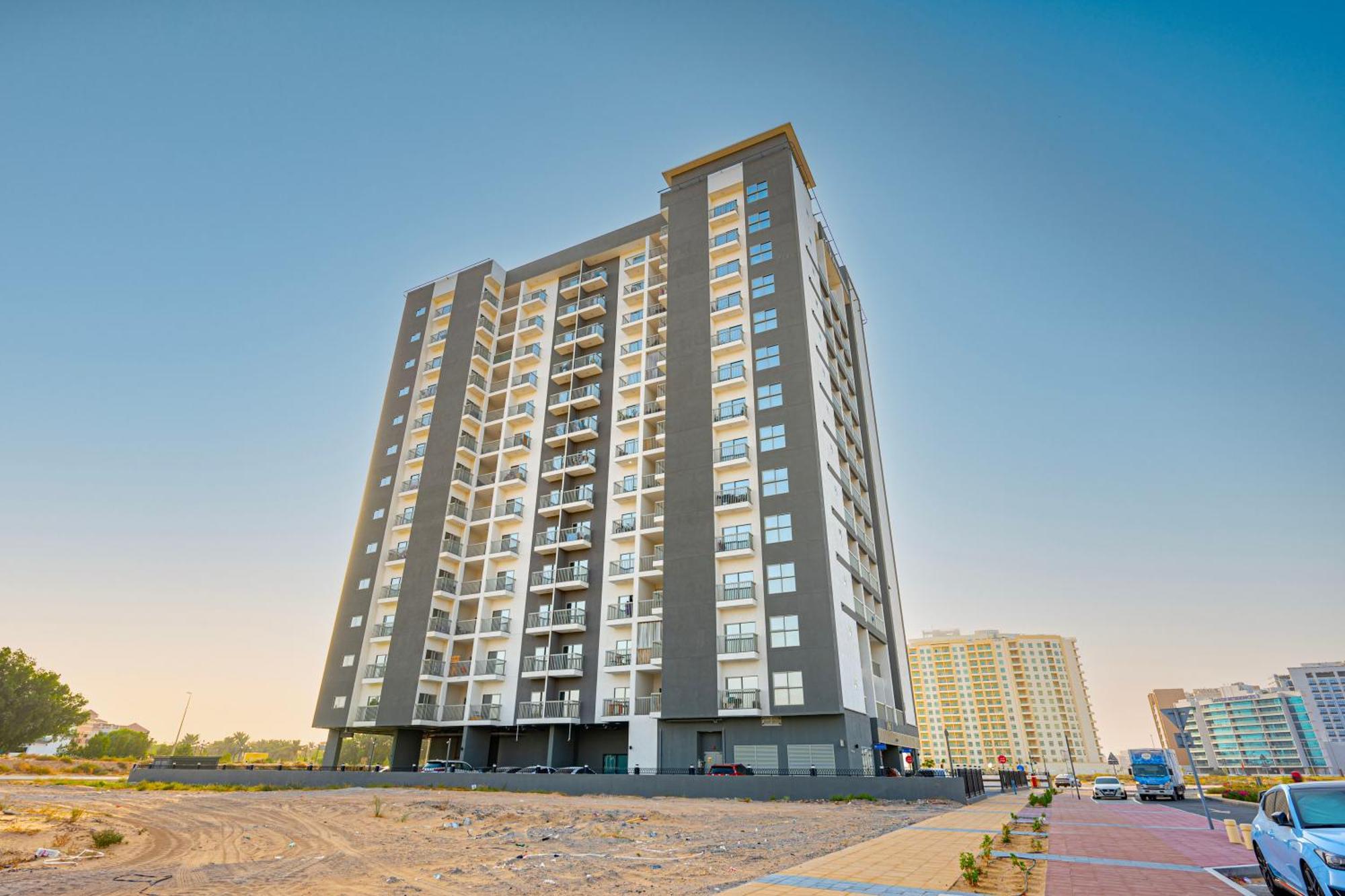 Trendy Getaway In Dubailand's Distric Apartamento