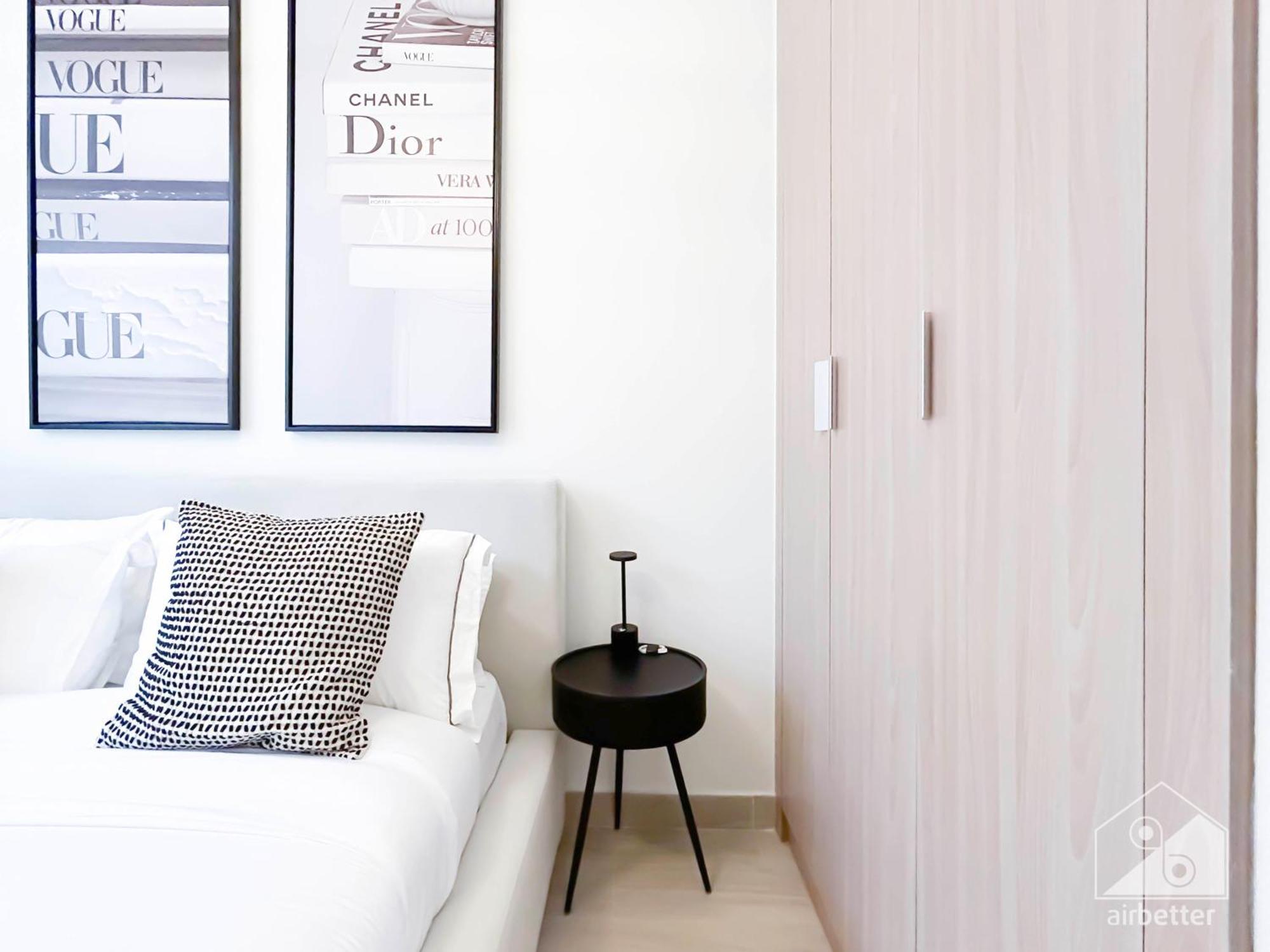 Apartment Bright & Airy With Balcony In Azizi Riviera