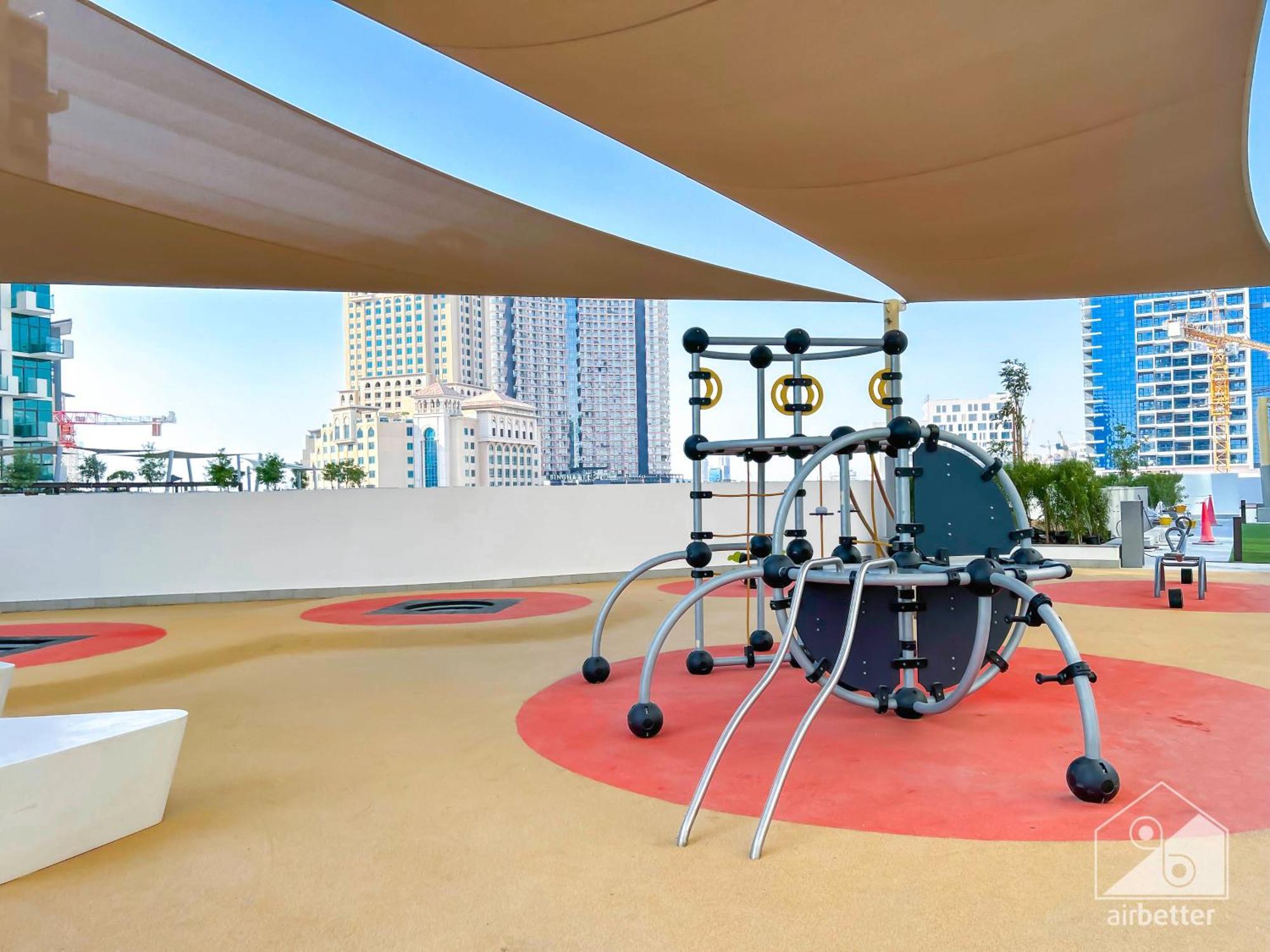 Cozy 1br With Balcony & Views In Azizi Fawad Apartment