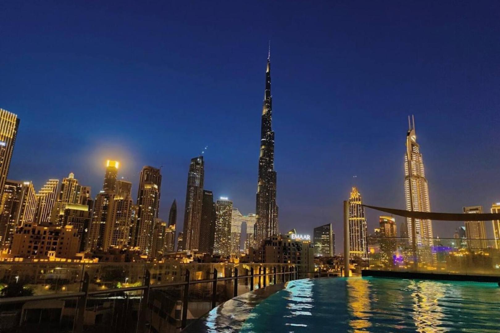 Burj Khalifa View 2 Bedroom In Downtown *