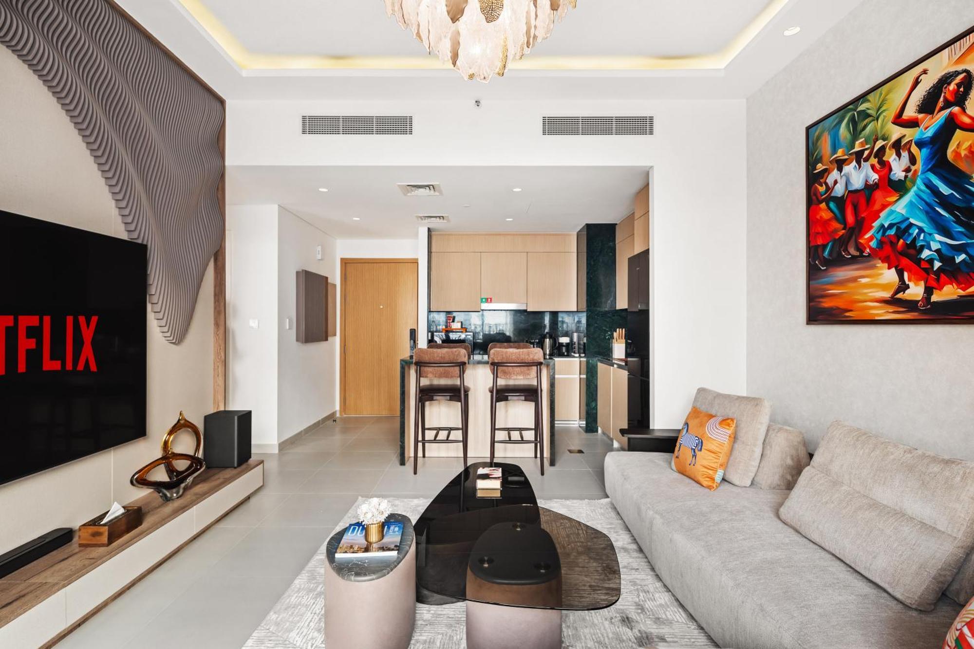 Stylish Poolside In Creek Harbour - By Dustay Dubai