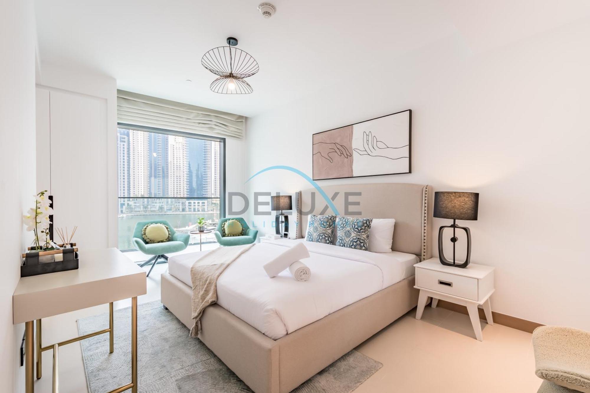 Modern 2br In Vida Residences Marina By Deluxe Homes Apartment