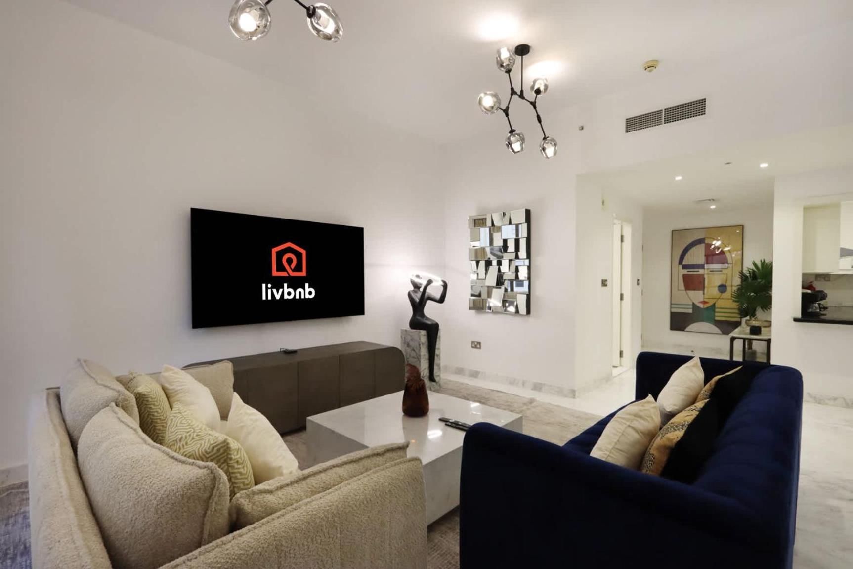 Livbnb - Spacious 3b With Tranquil Community View Dubai