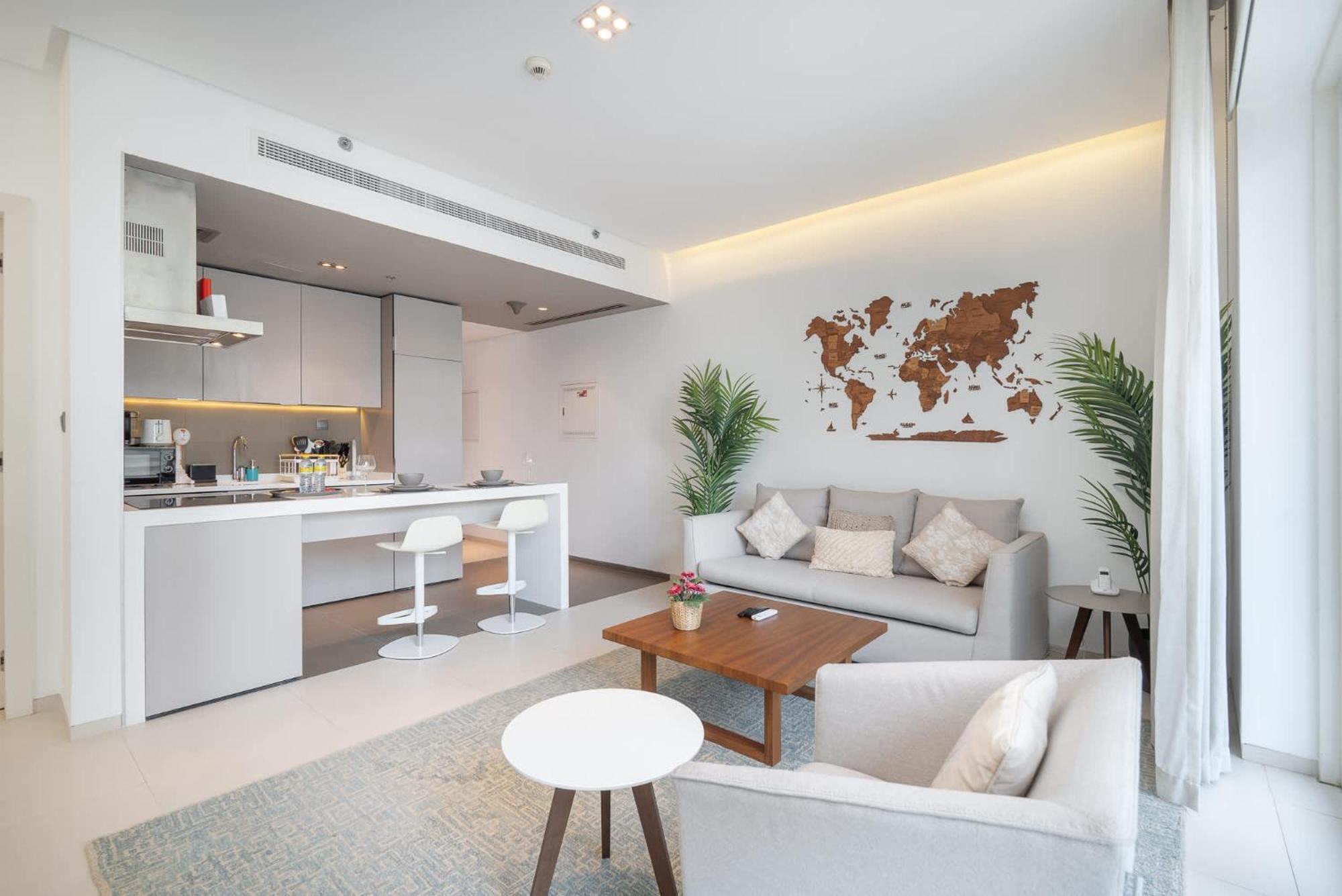 Daire Majestic 1 Bedroom Flat Perfect For 4 In Marina Dubai