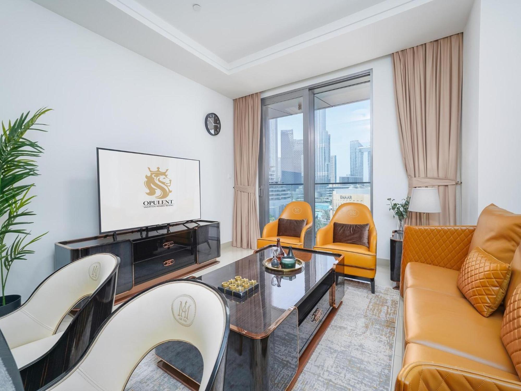 Apartamento Luxurious Stylish Across Mall Burj Khalifa City Views