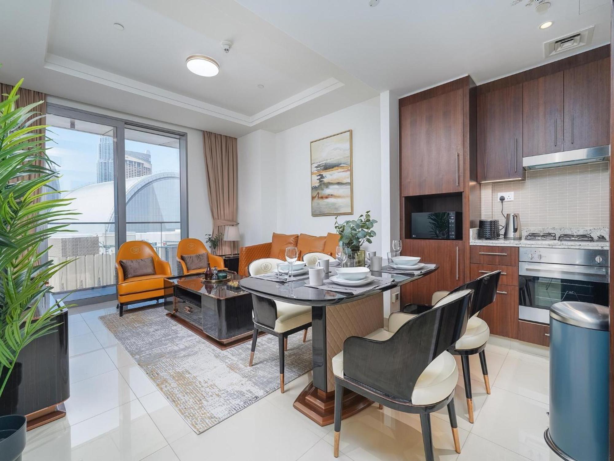 Apartamento Luxurious Stylish Across Mall Burj Khalifa City Views Dubai