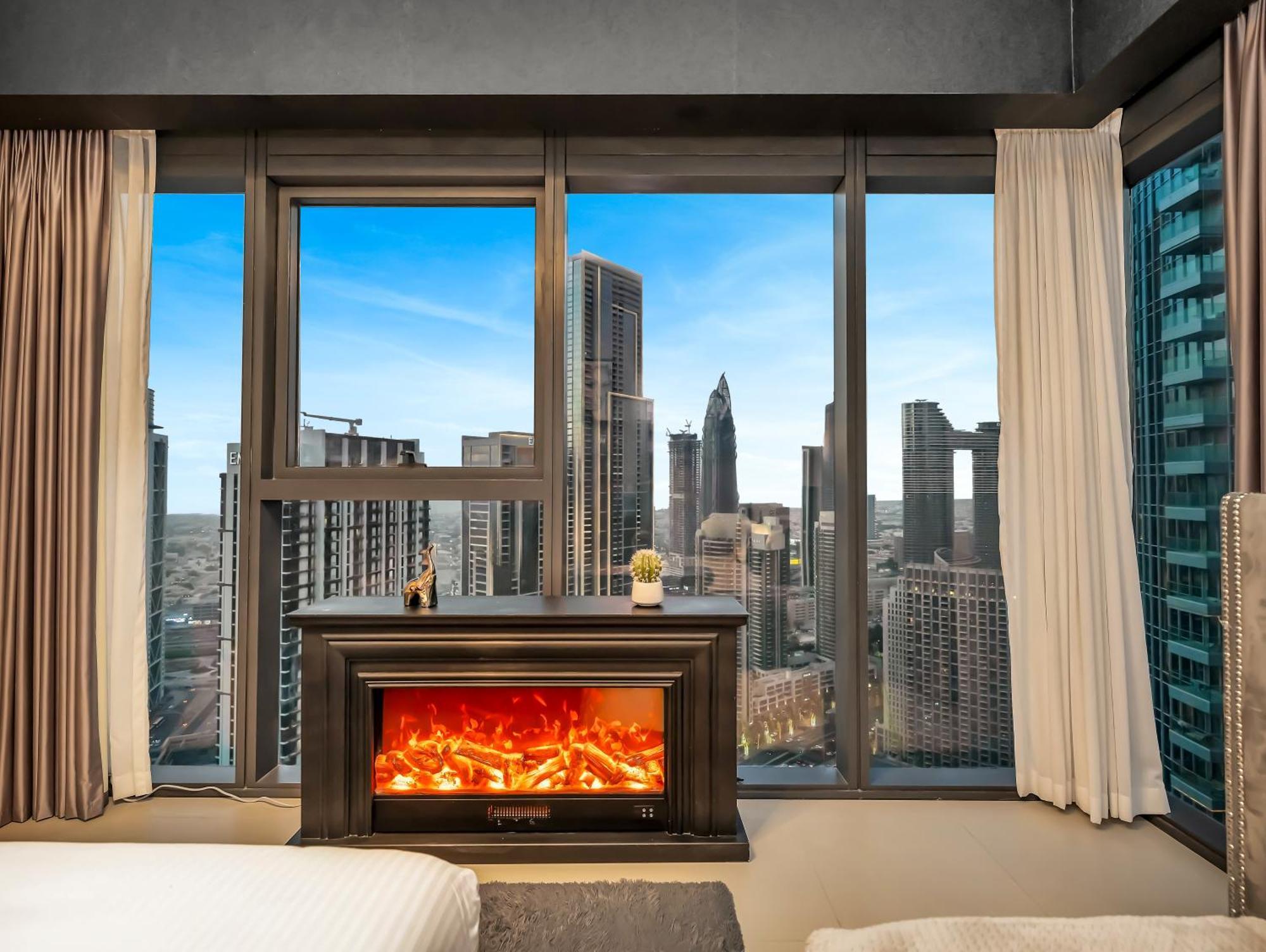 Glamorous Full Fountain View High Floor 4 Bedroom Daire Dubai