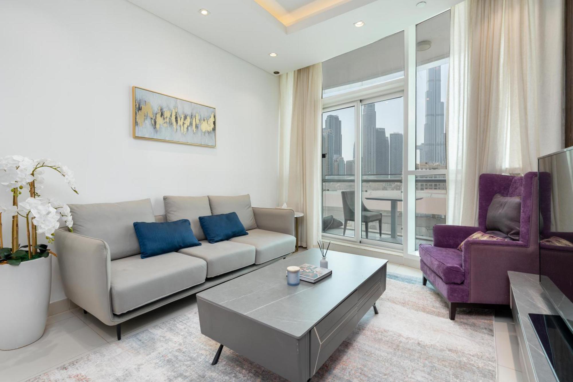 Burj Khalifa View 2 Bedroom In Downtown Apartment Dubai