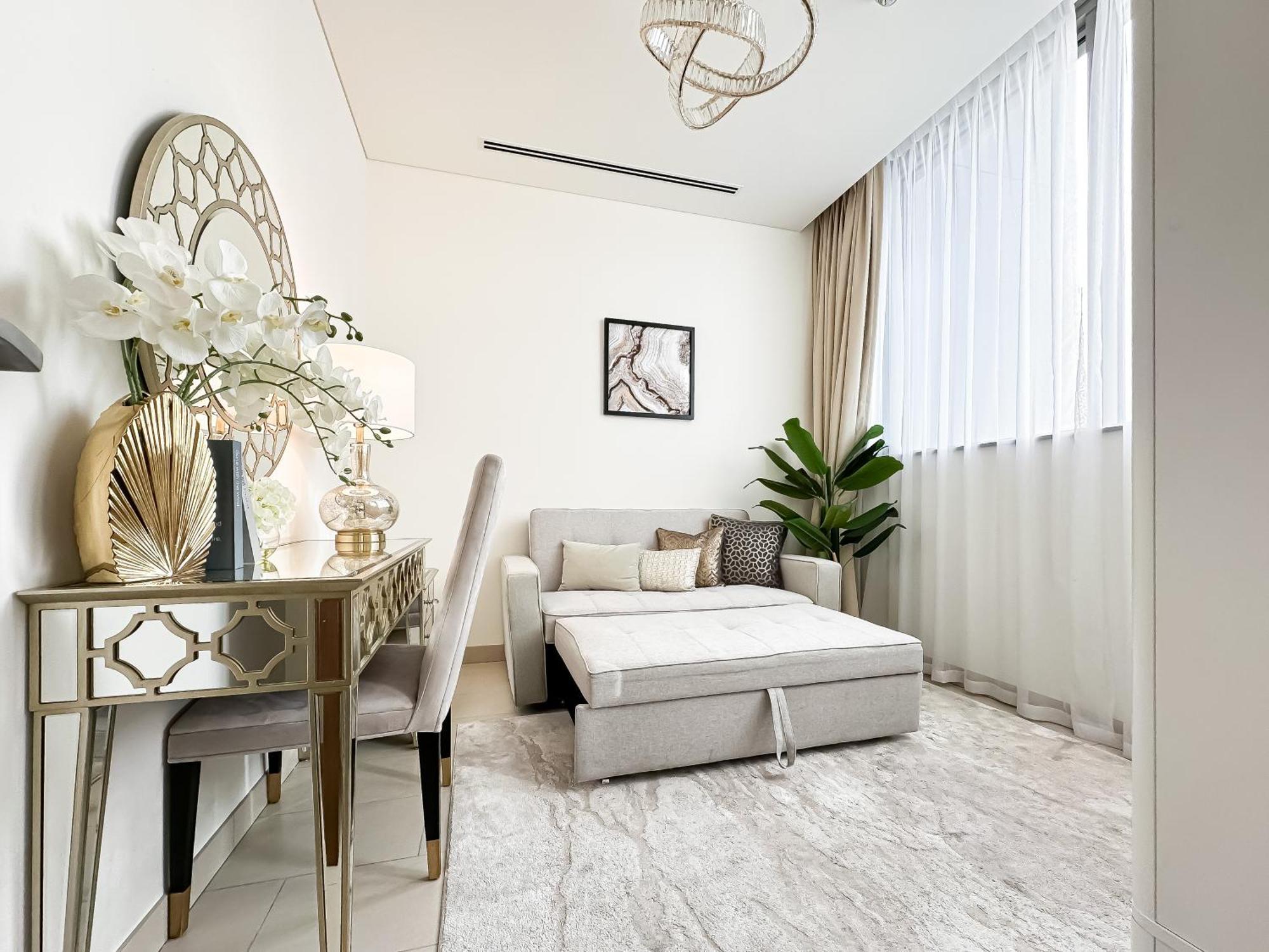 Apartment Trophy - Elegant Cozy 1bdr In Sobha Hartland *