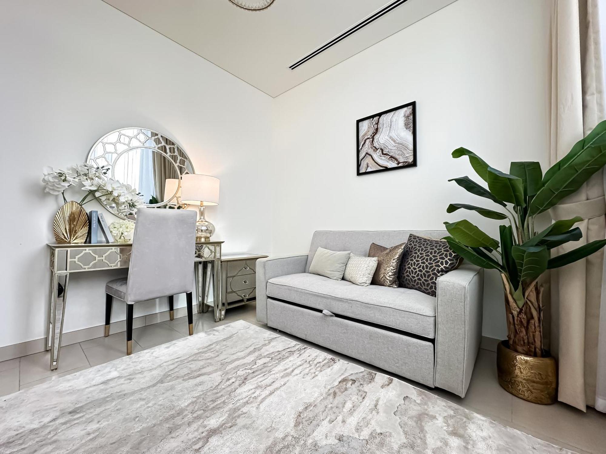 Apartment Trophy - Elegant Cozy 1bdr In Sobha Hartland