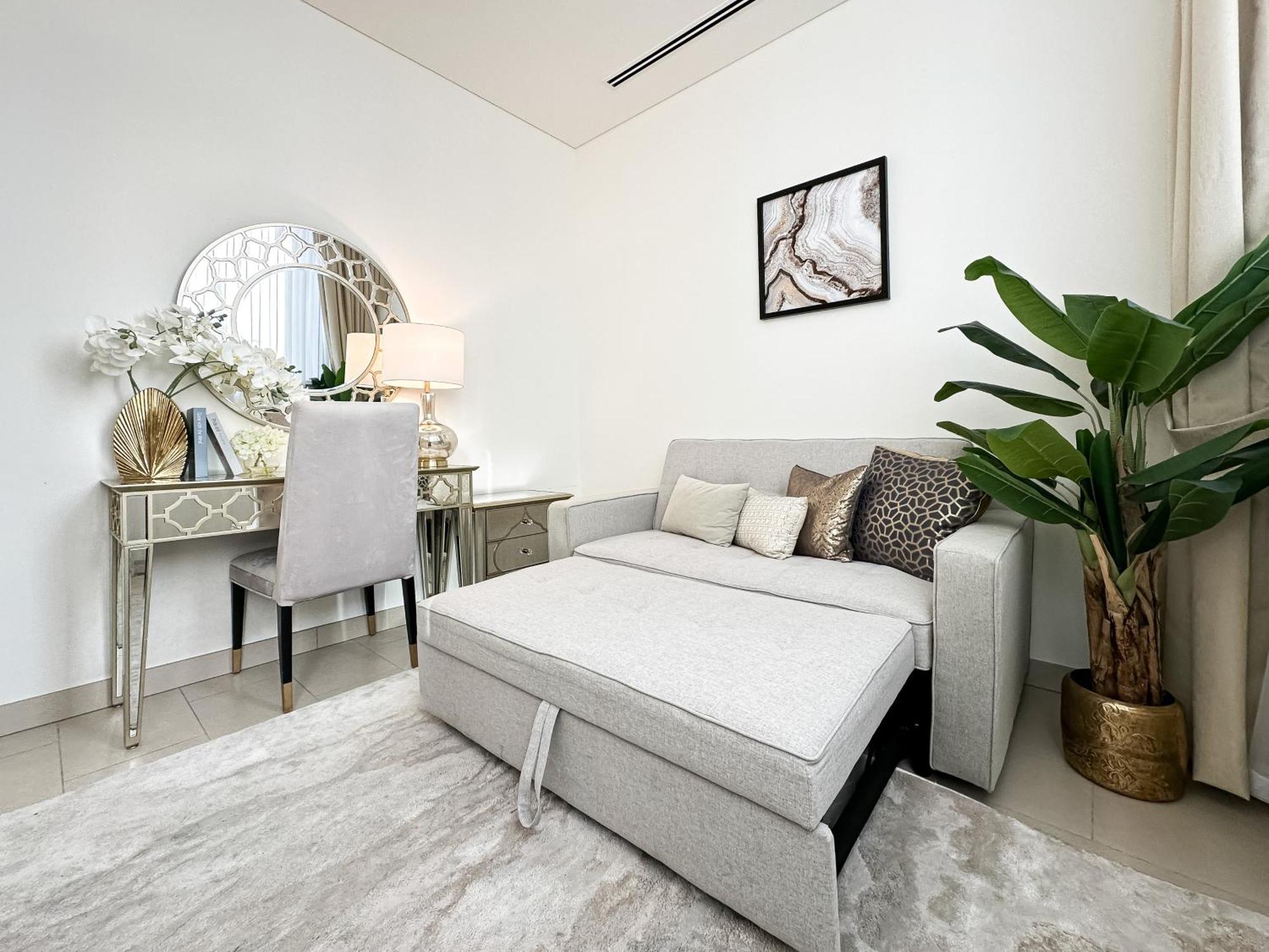 Apartment Trophy - Elegant Cozy 1bdr In Sobha Hartland *