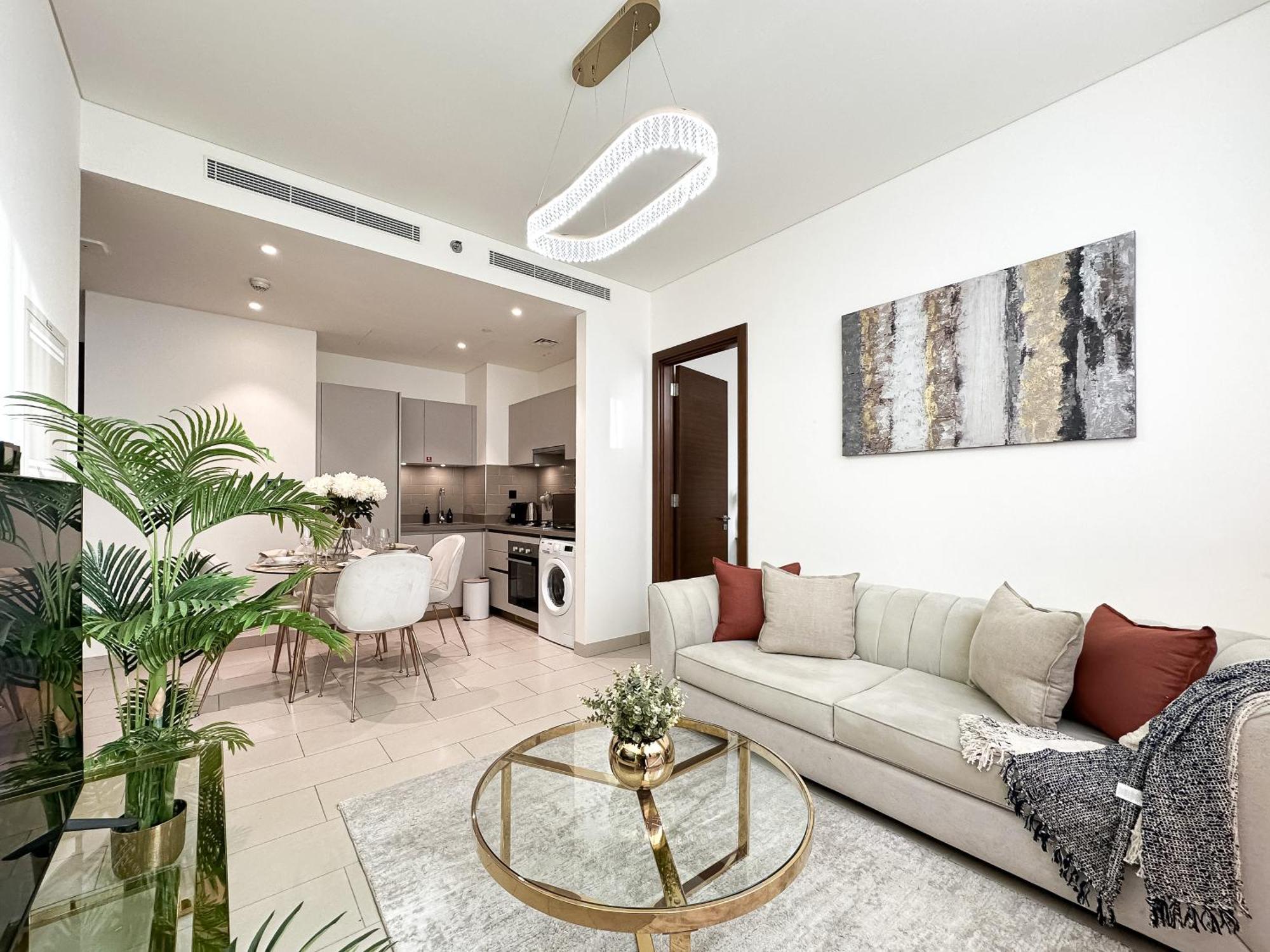 Trophy - Elegant Cozy 1bdr In Sobha Hartland
