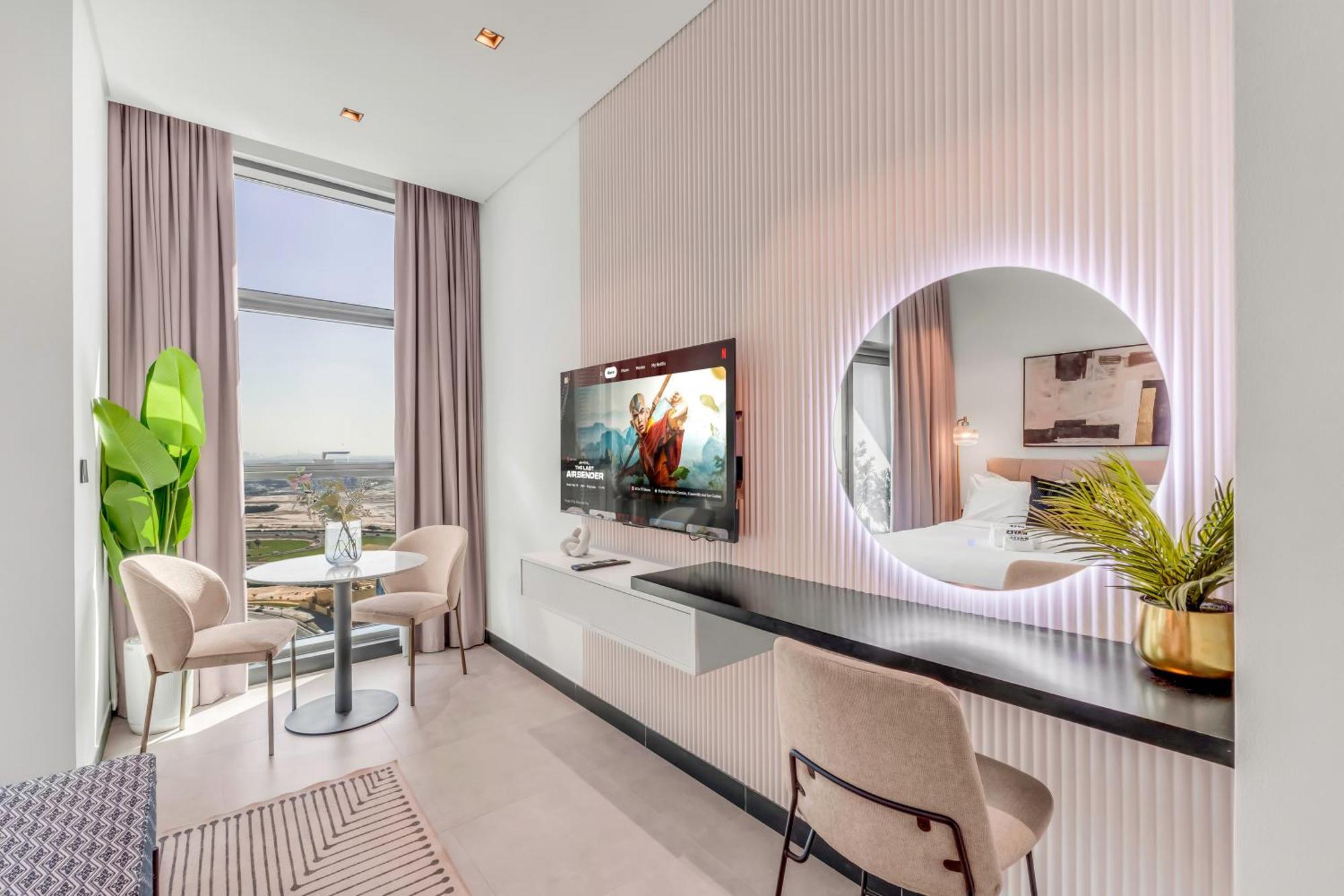 Apartment Waves - Modern With Balcony In Business Bay
