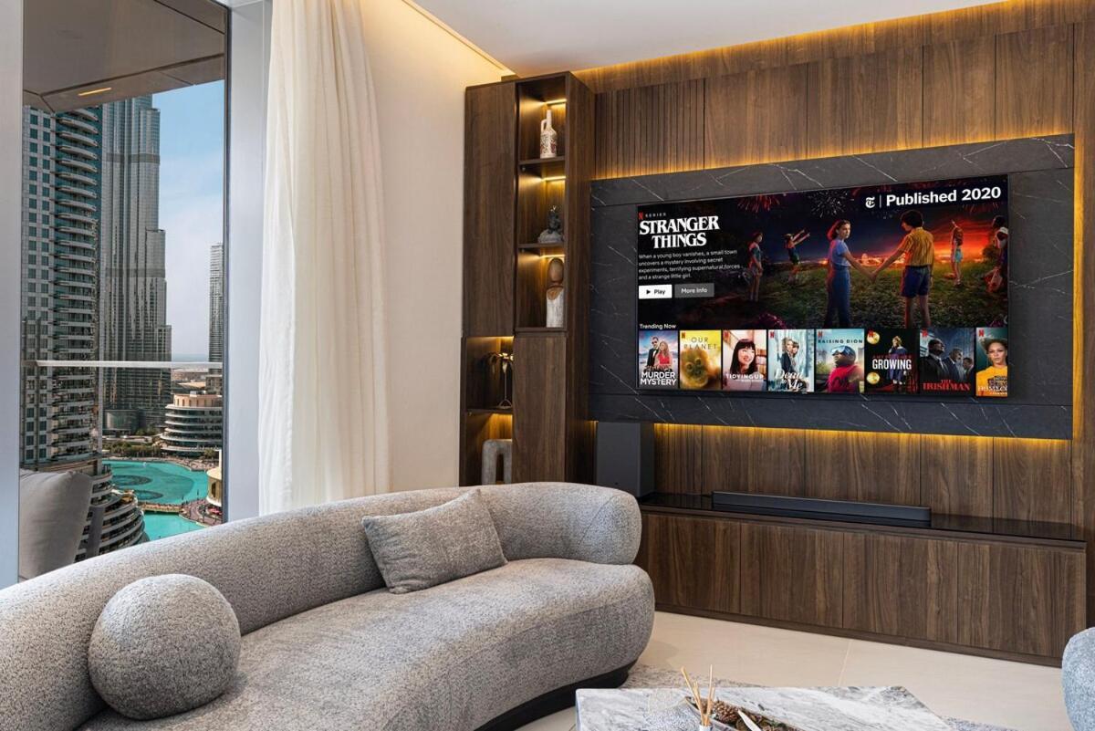 Apartment Modern Stylish 2 Bedroom With Burj Khalifa View