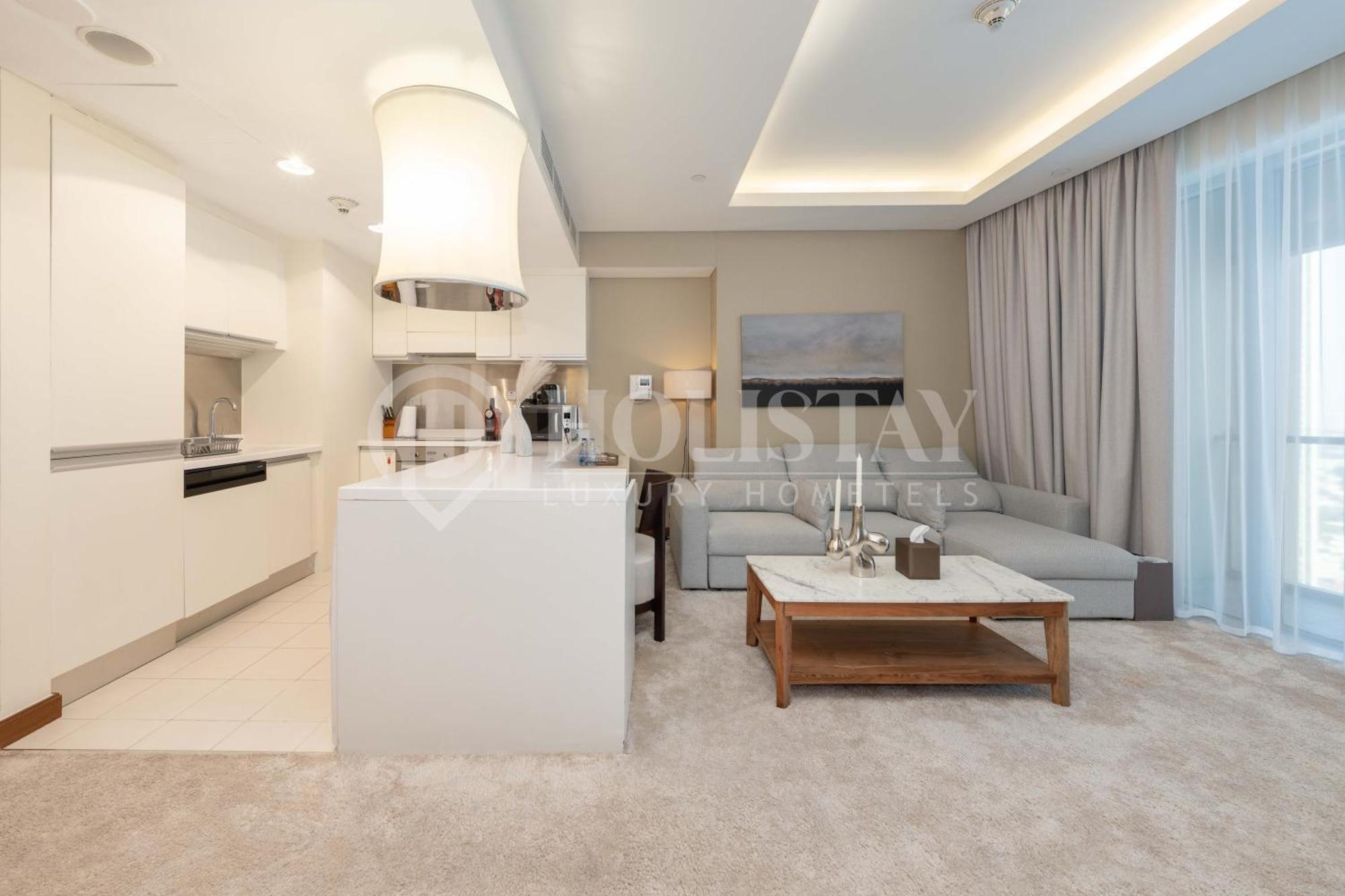 Daire Holistay Luxury Homes - Burj Khalifa View - Direct Access Mall
