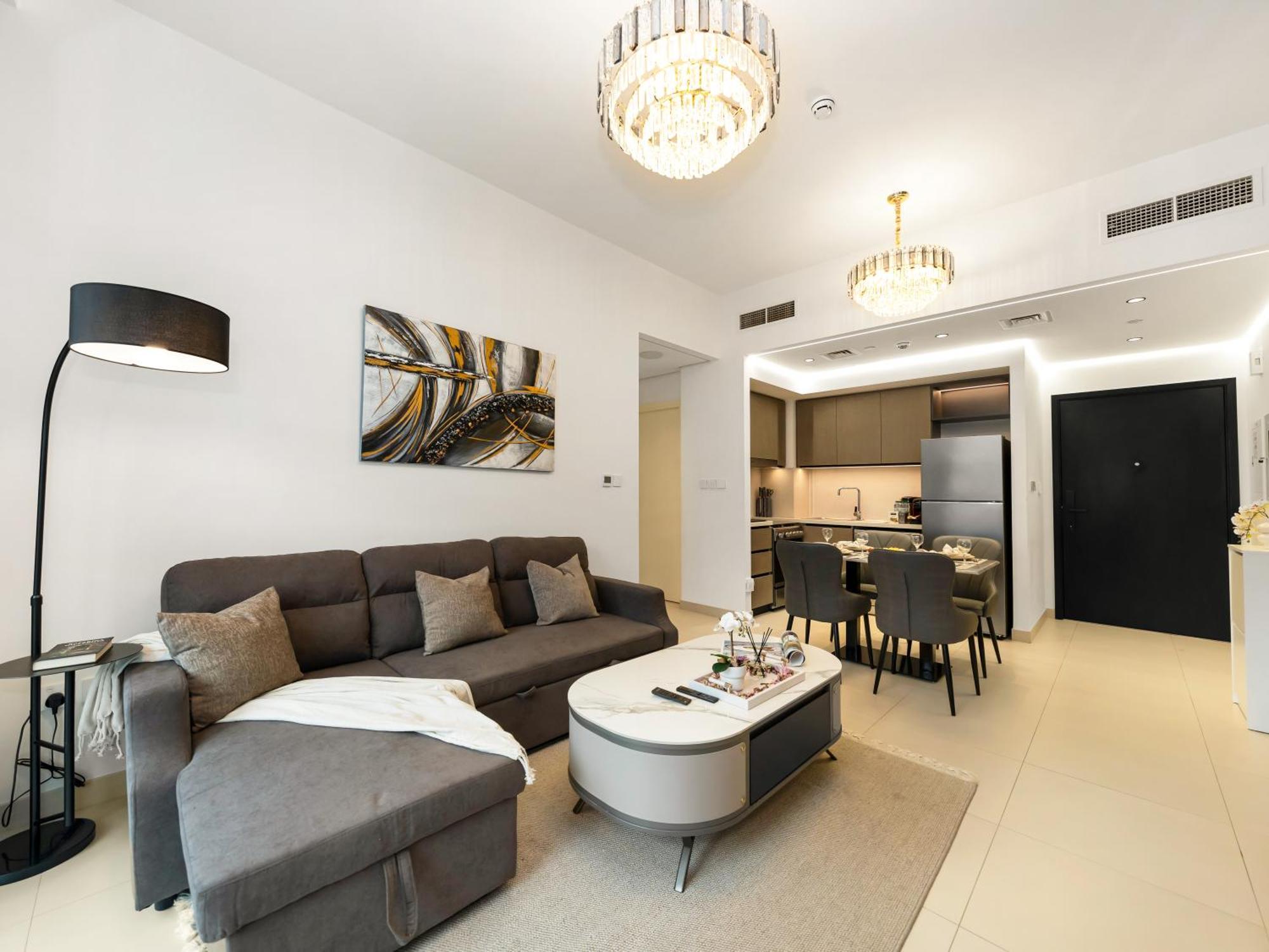 Stylish New 1br Walk To Burj Khalifa & Mall