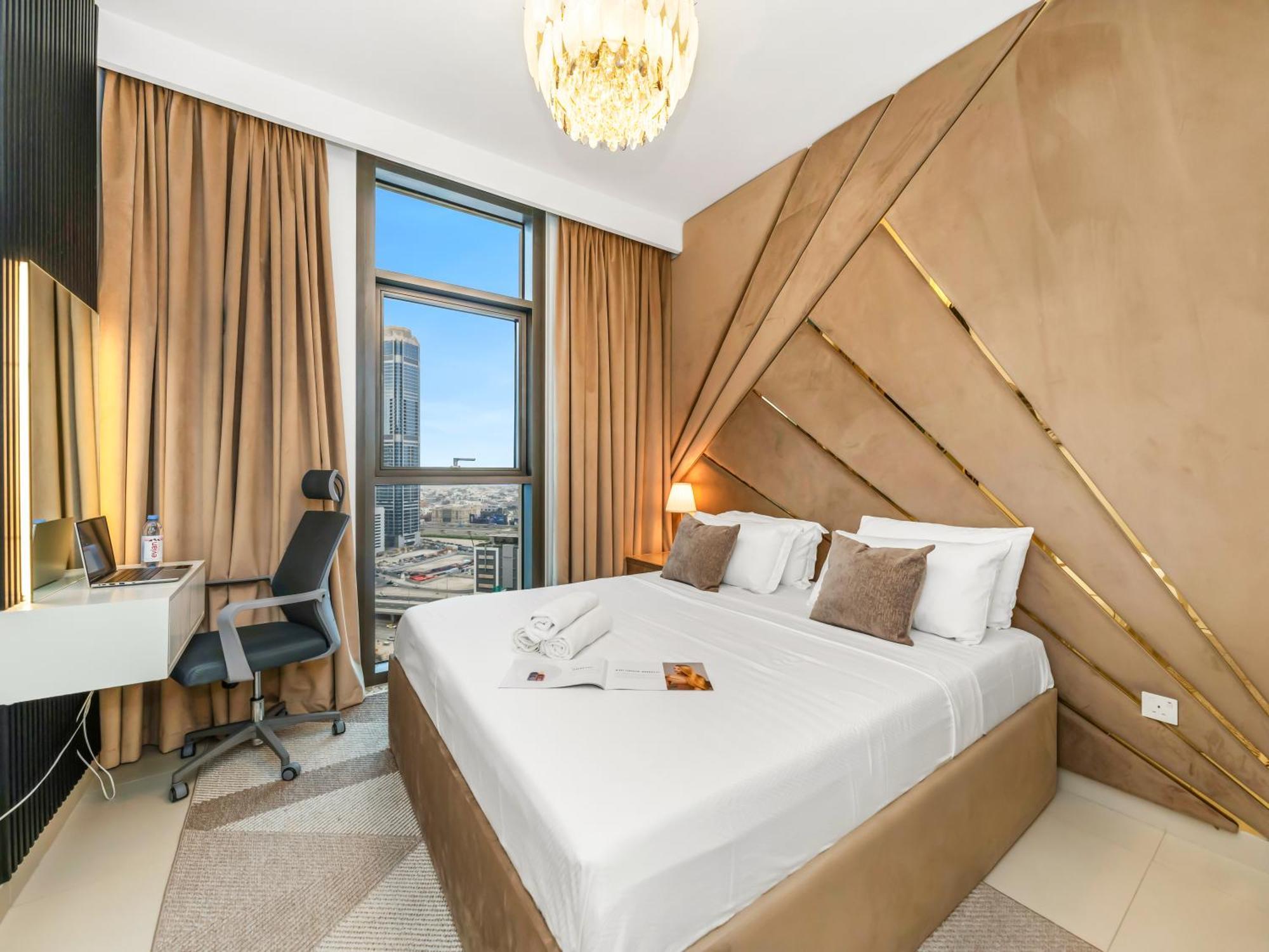 Apartment Stylish New 1br Walk To Burj Khalifa & Mall *