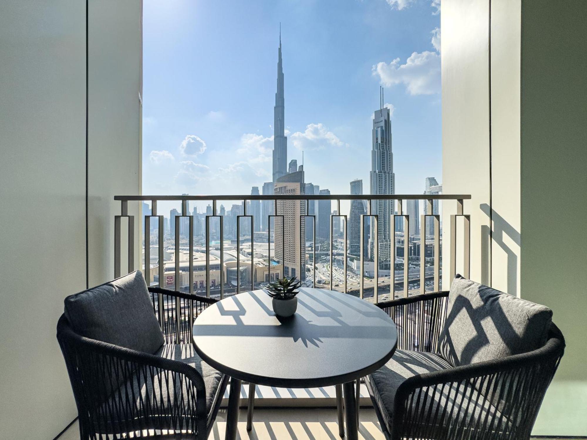 Daire Premium 3br L Office With Burj Khalifa & Fountain Views Dubai