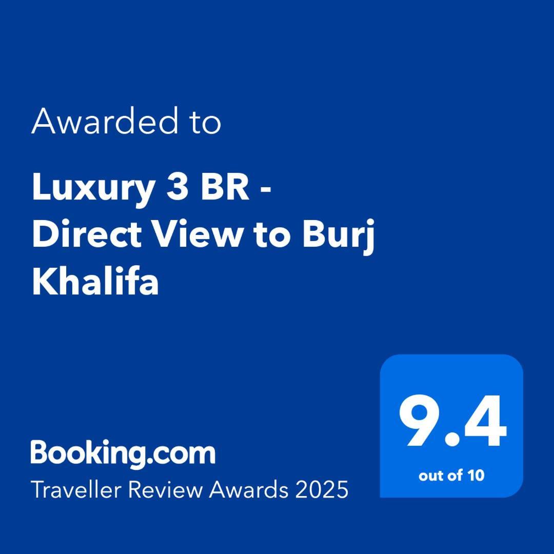 Luxury 3 Bedroom - Direct View To Burj Khalifa
