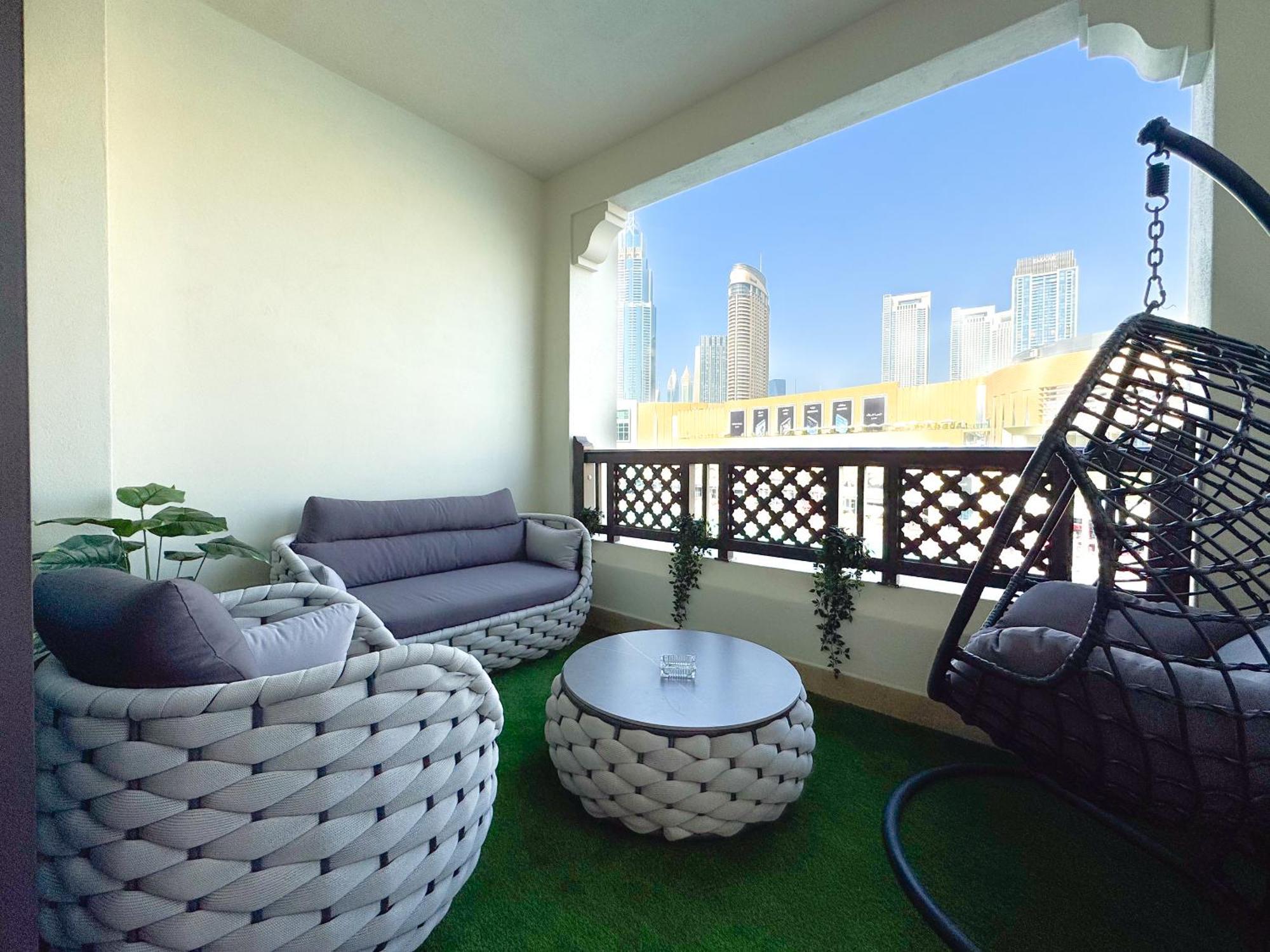 Apartamento Luxurious 2 Bedroom With Mall Fountain View Facing Burj Khalifa