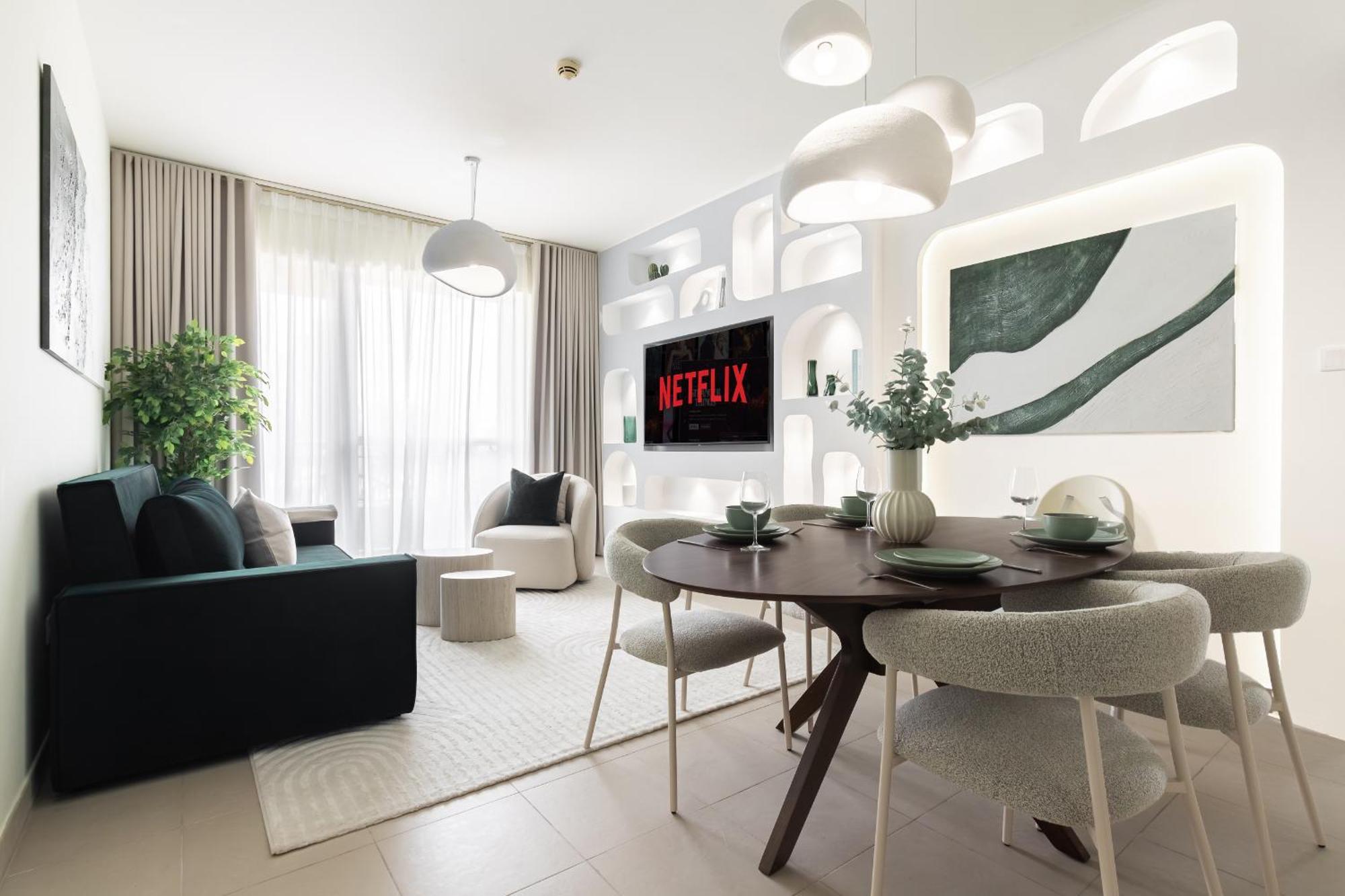 Apartment Kinfolk Homes - No 1 Family Stay, Partial Burj Khalifa Fountain View *