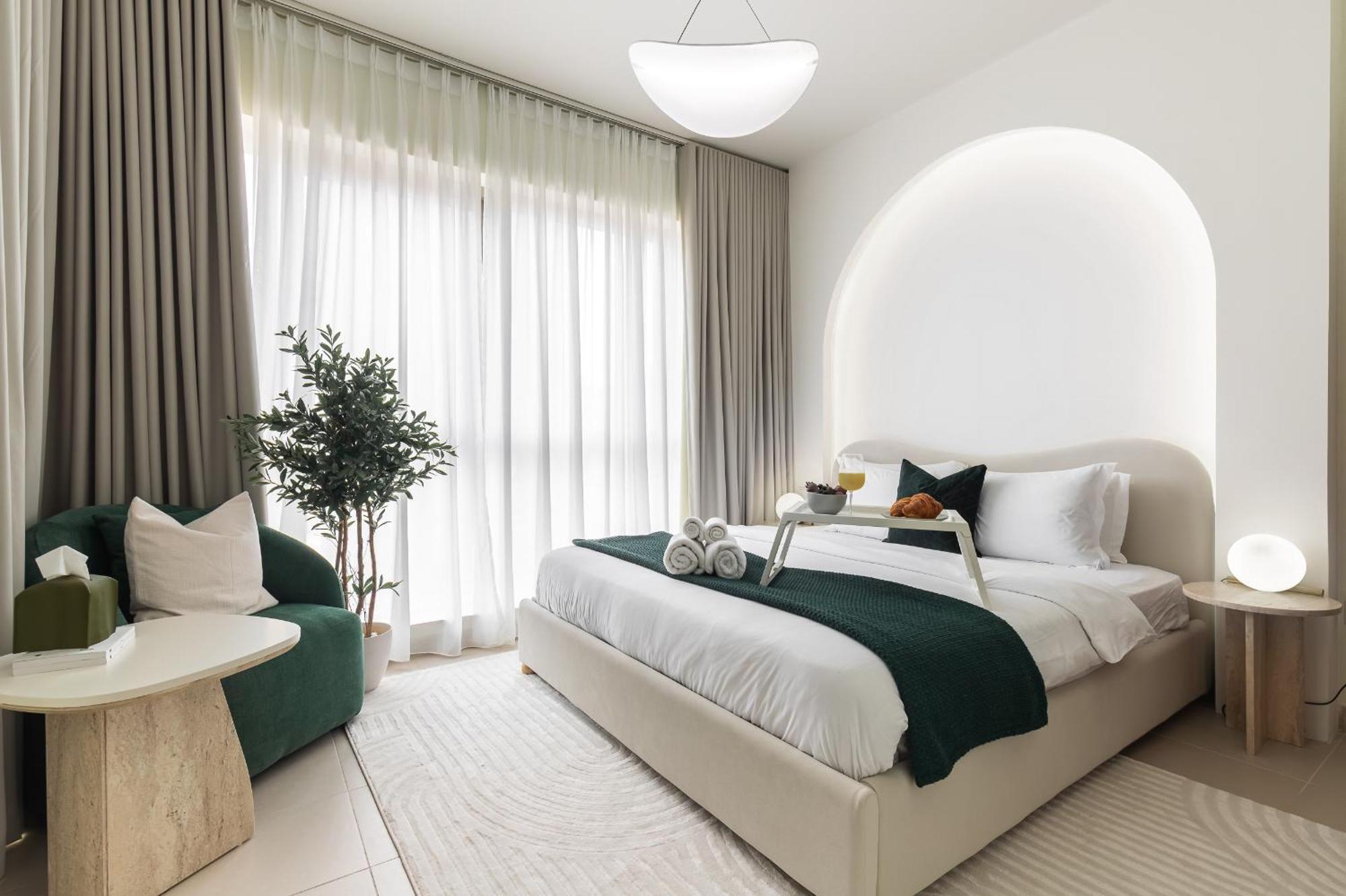Kinfolk Homes - No 1 Family Stay, Partial Burj Khalifa Fountain View Apartment