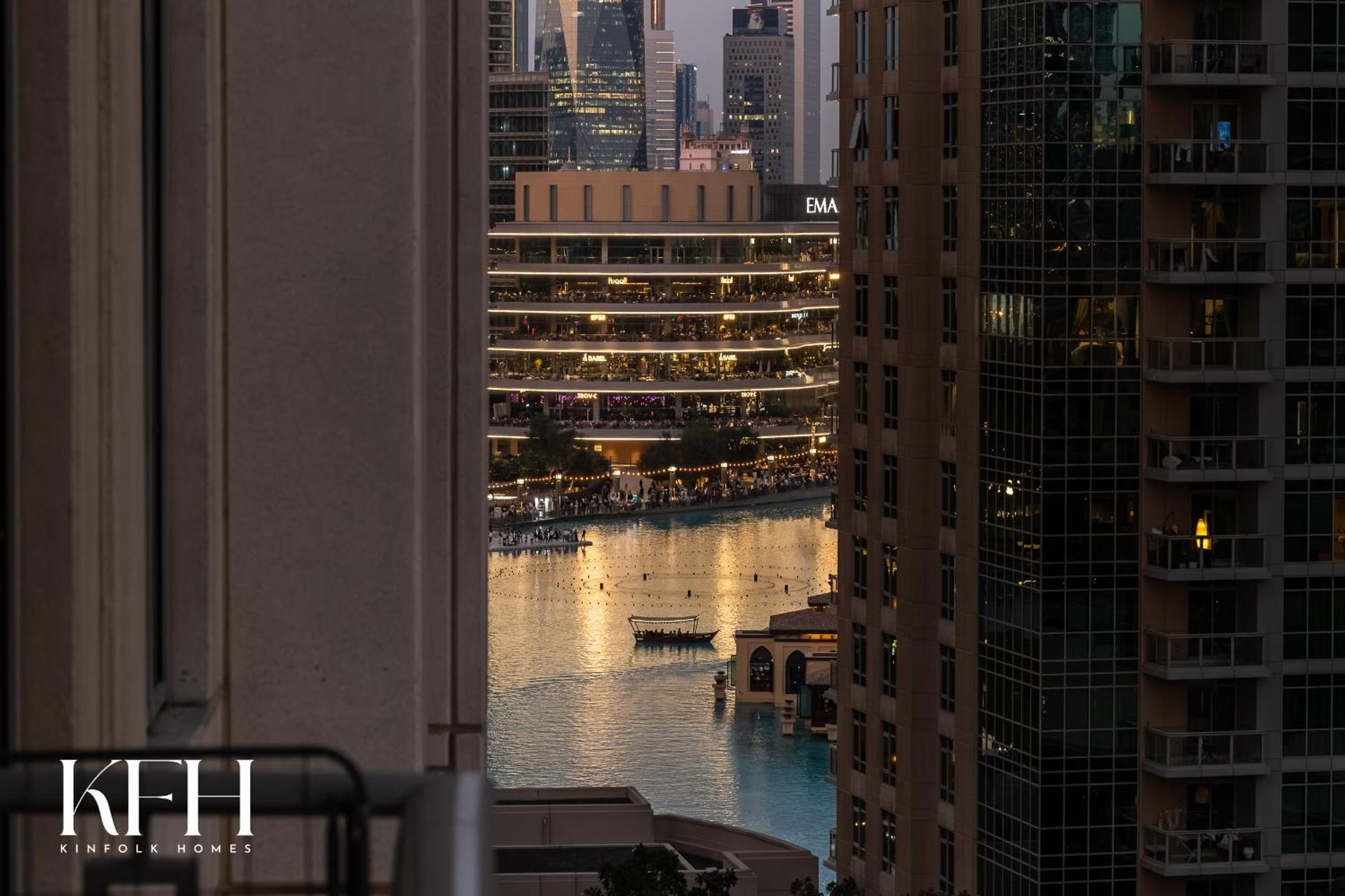 Apartment Kinfolk Homes - No 1 Family Stay, Partial Burj Khalifa Fountain View Dubai