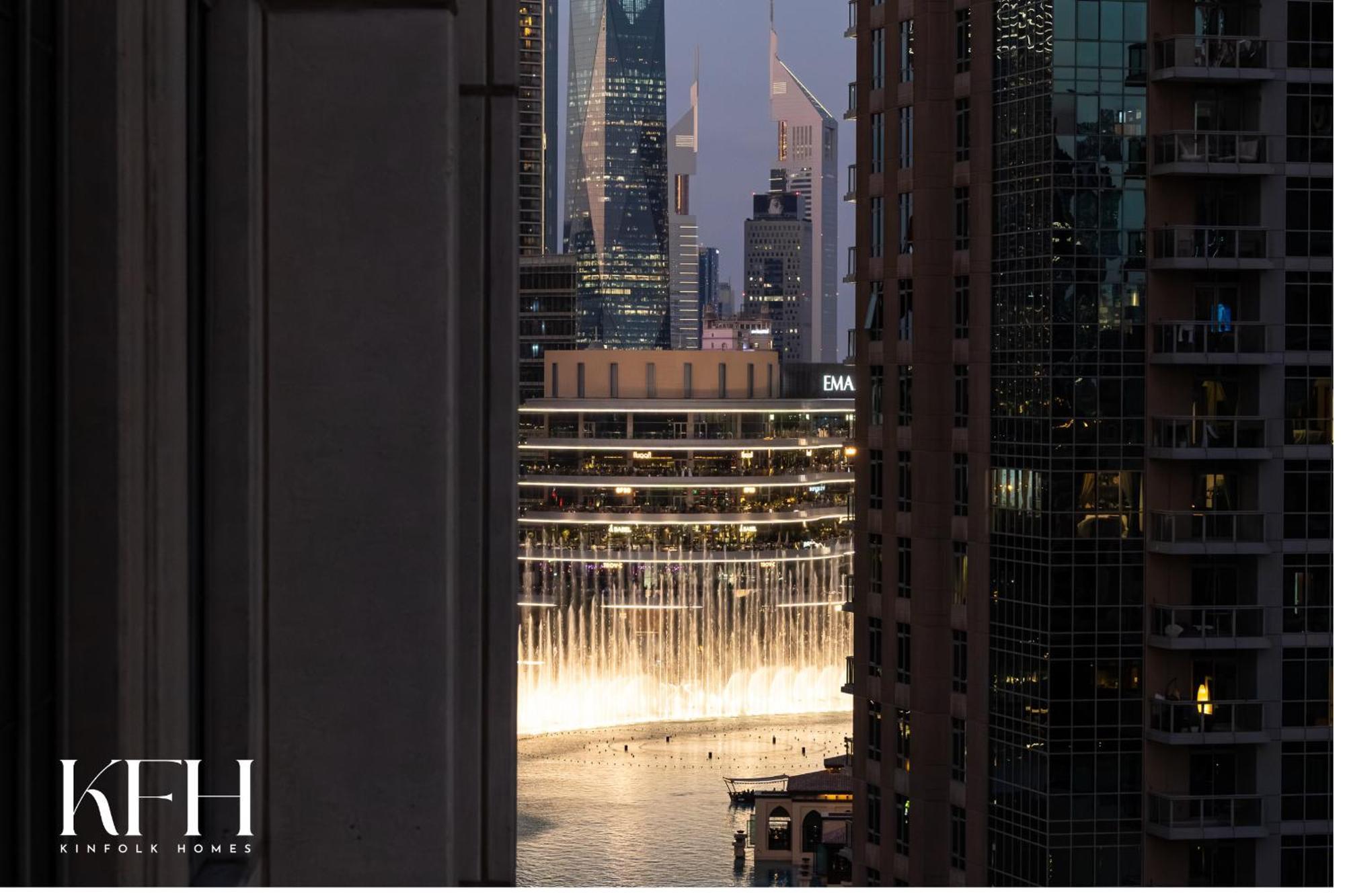 Apartment Kinfolk Homes - No 1 Family Stay, Partial Burj Khalifa Fountain View Dubai