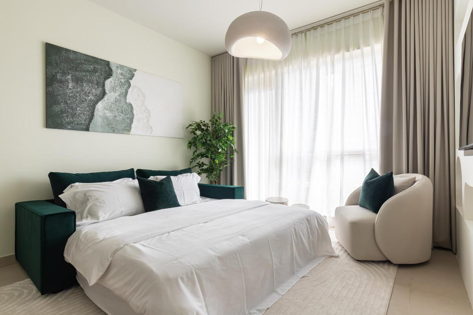 Kinfolk Homes - No 1 Family Stay, Partial Burj Khalifa Fountain View Apartment