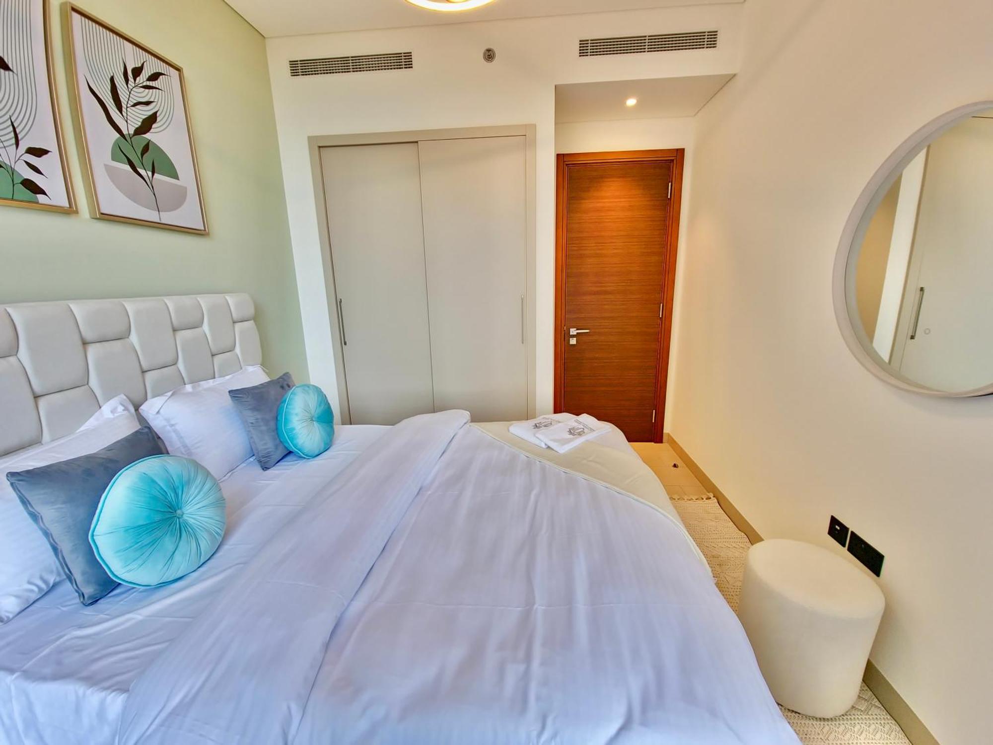 Dvr Luxurious 1br Retreat In Sobha Creek Vistas Reserve, Meydan Prime Location & Views Apartment Dubai