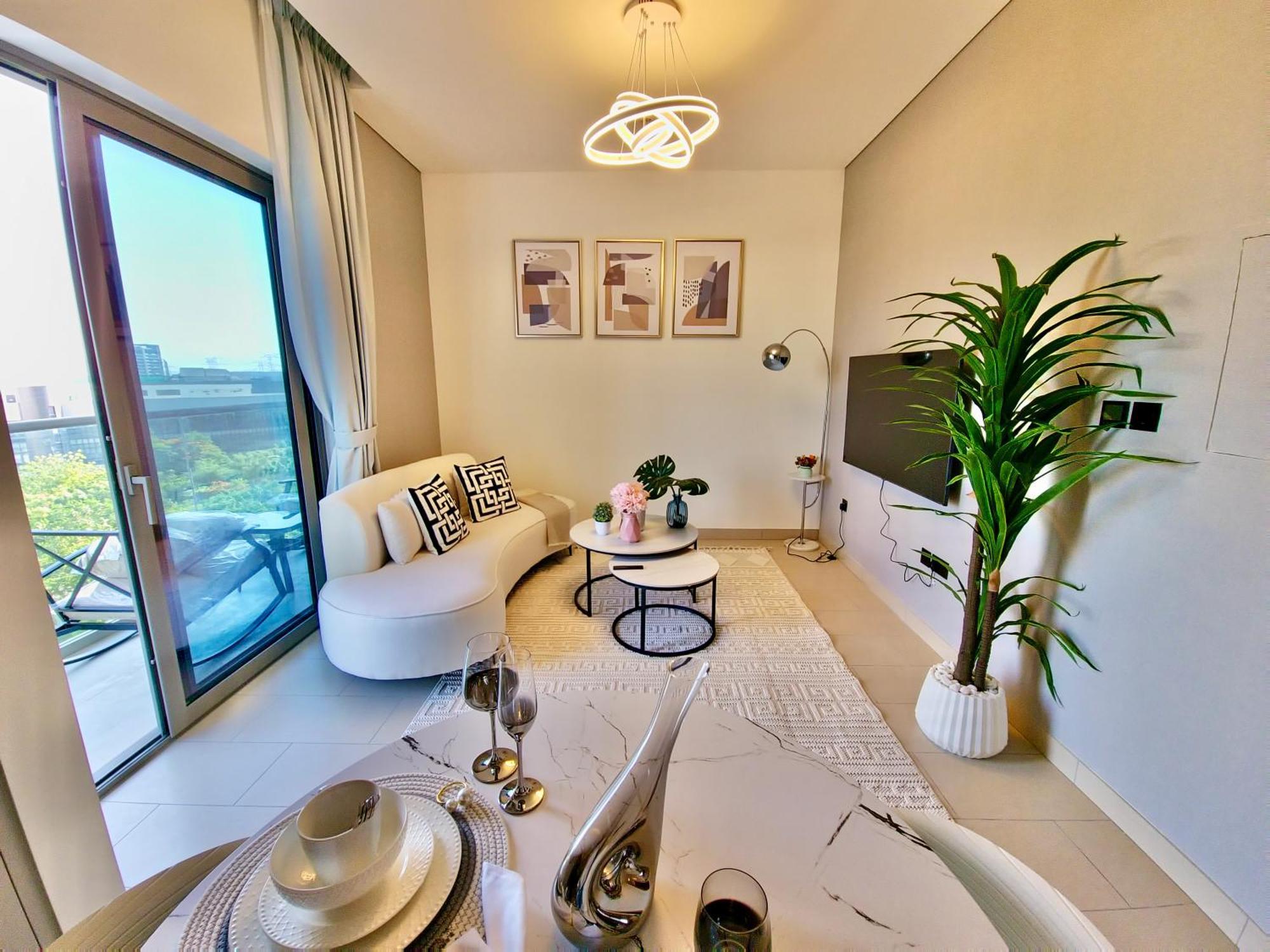 Apartment Dvr Luxurious 1br Retreat In Sobha Creek Vistas Reserve, Meydan Prime Location & Views Dubai