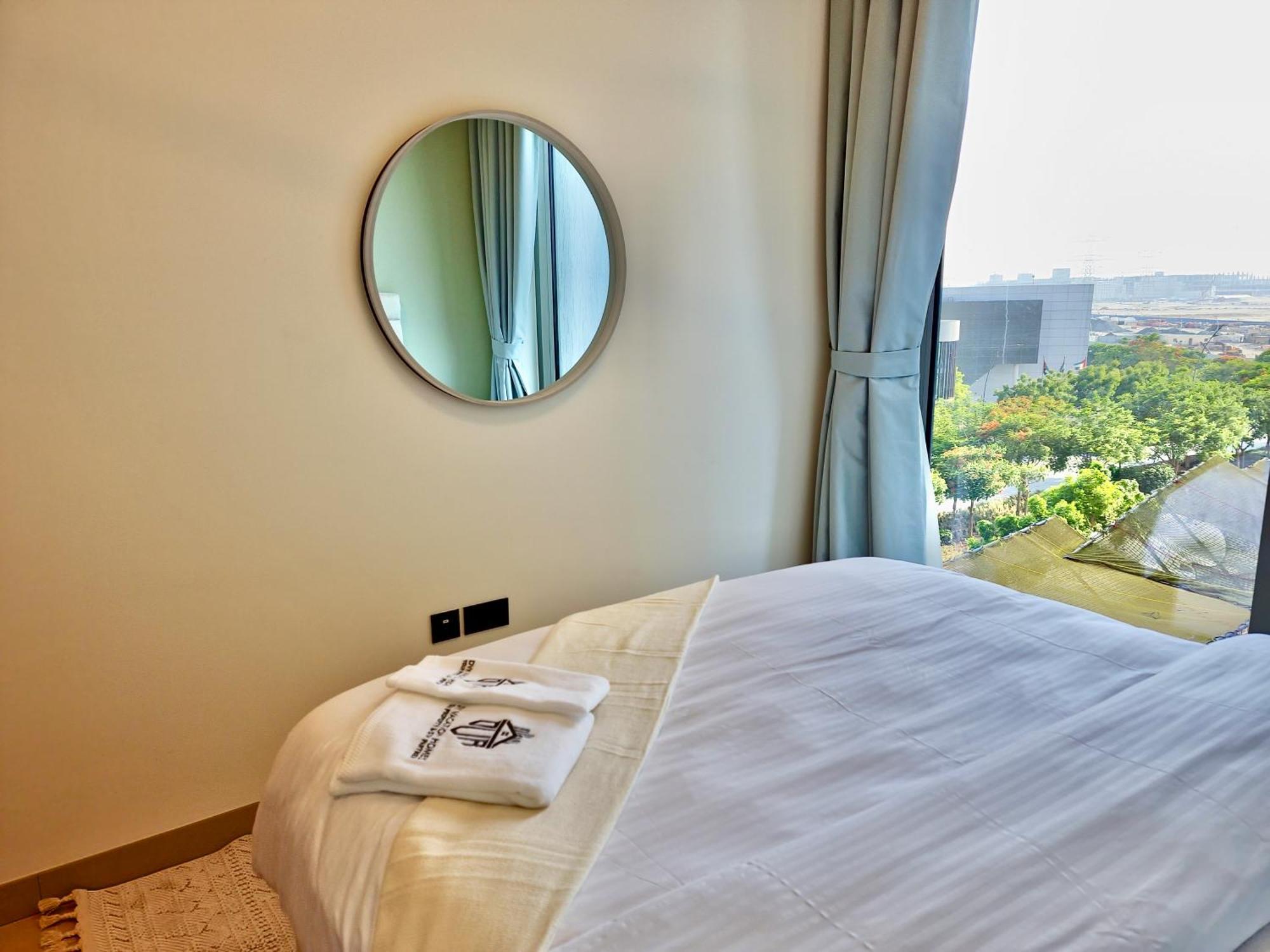Dvr Luxurious 1br Retreat In Sobha Creek Vistas Reserve, Meydan Prime Location & Views Apartment Dubai
